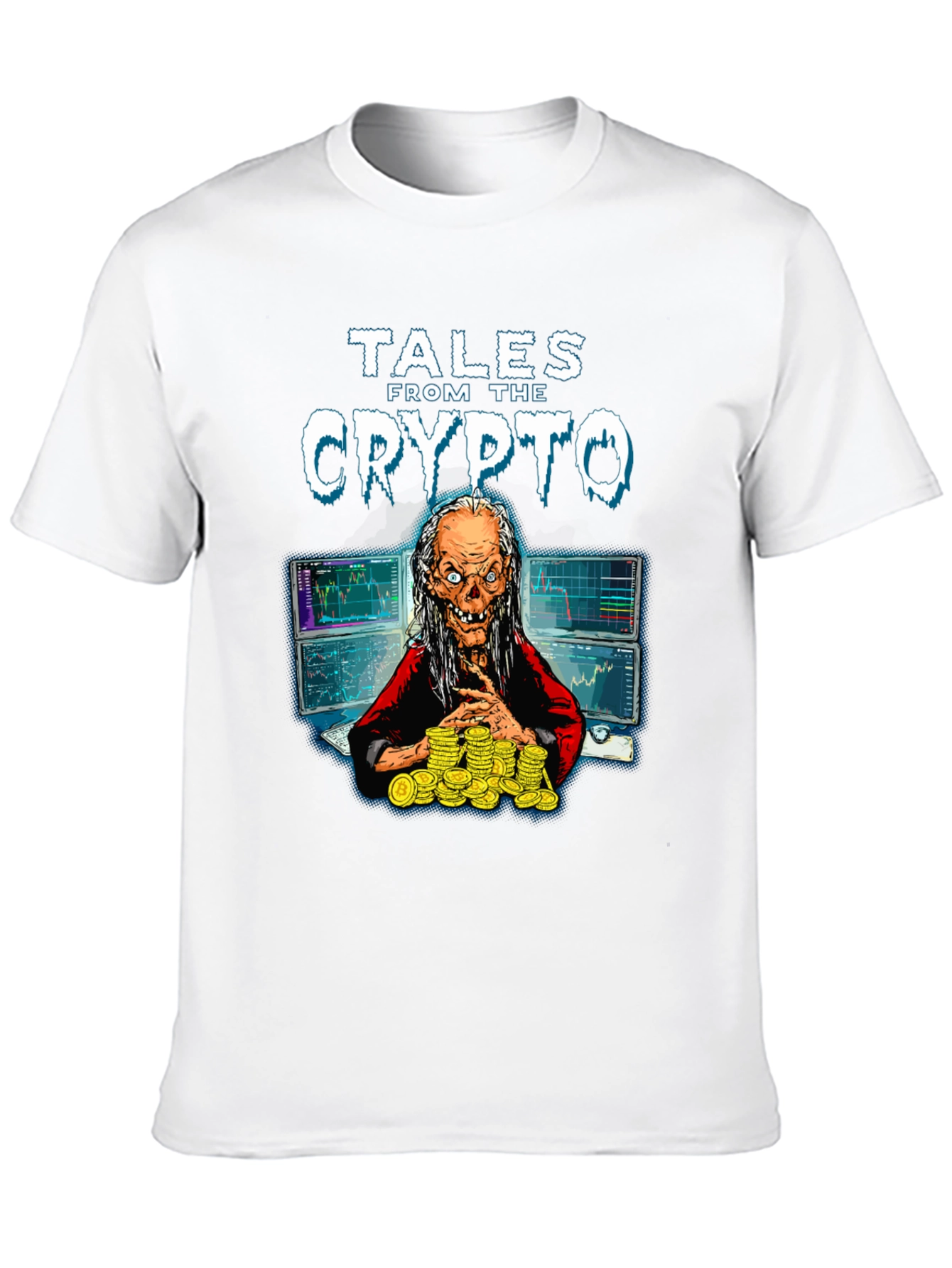 Black Tales From The Crypto Graphic T-Shirt view 10