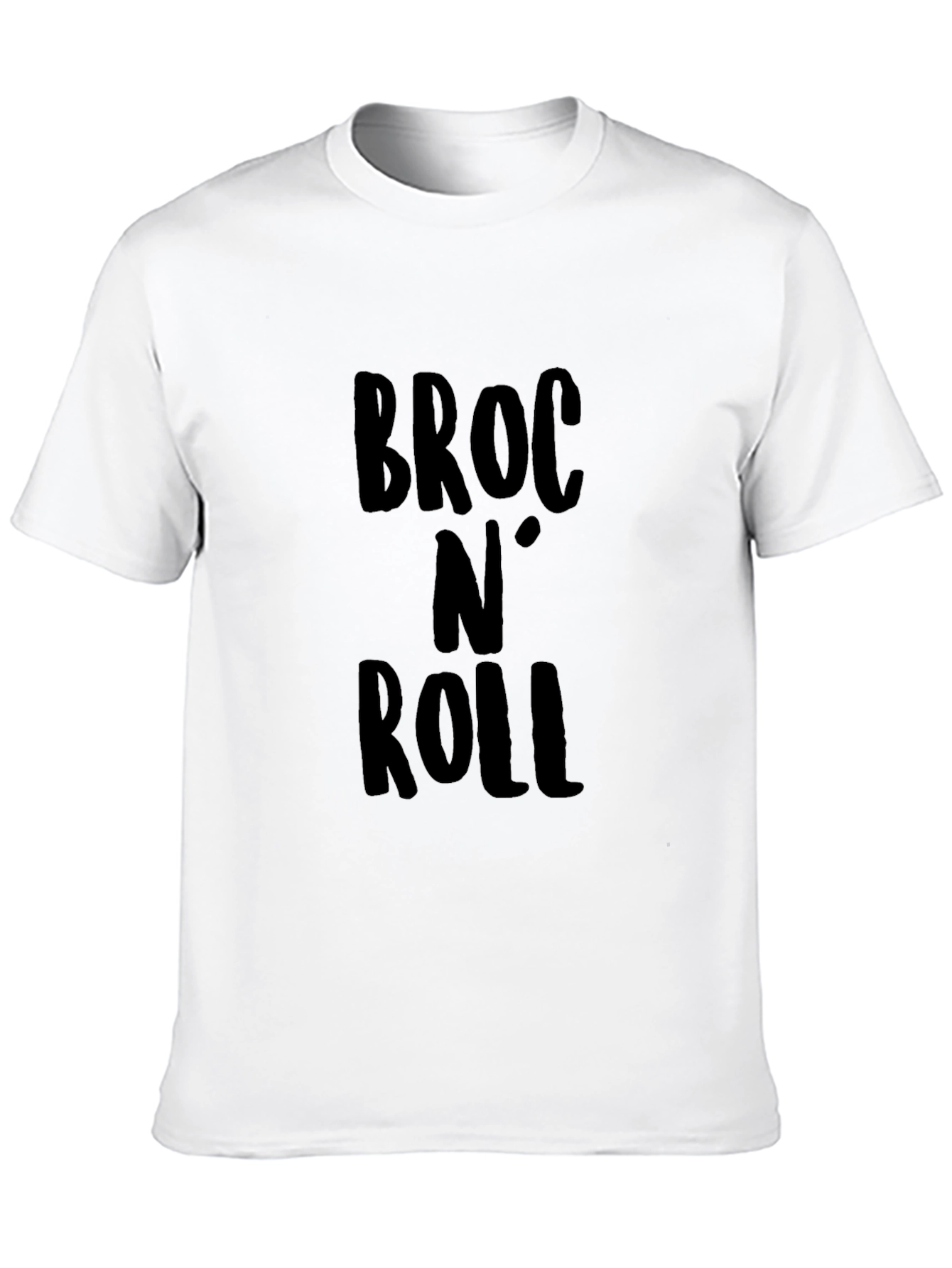 Black Broc N' Roll Black Graphic T-Shirt view 10