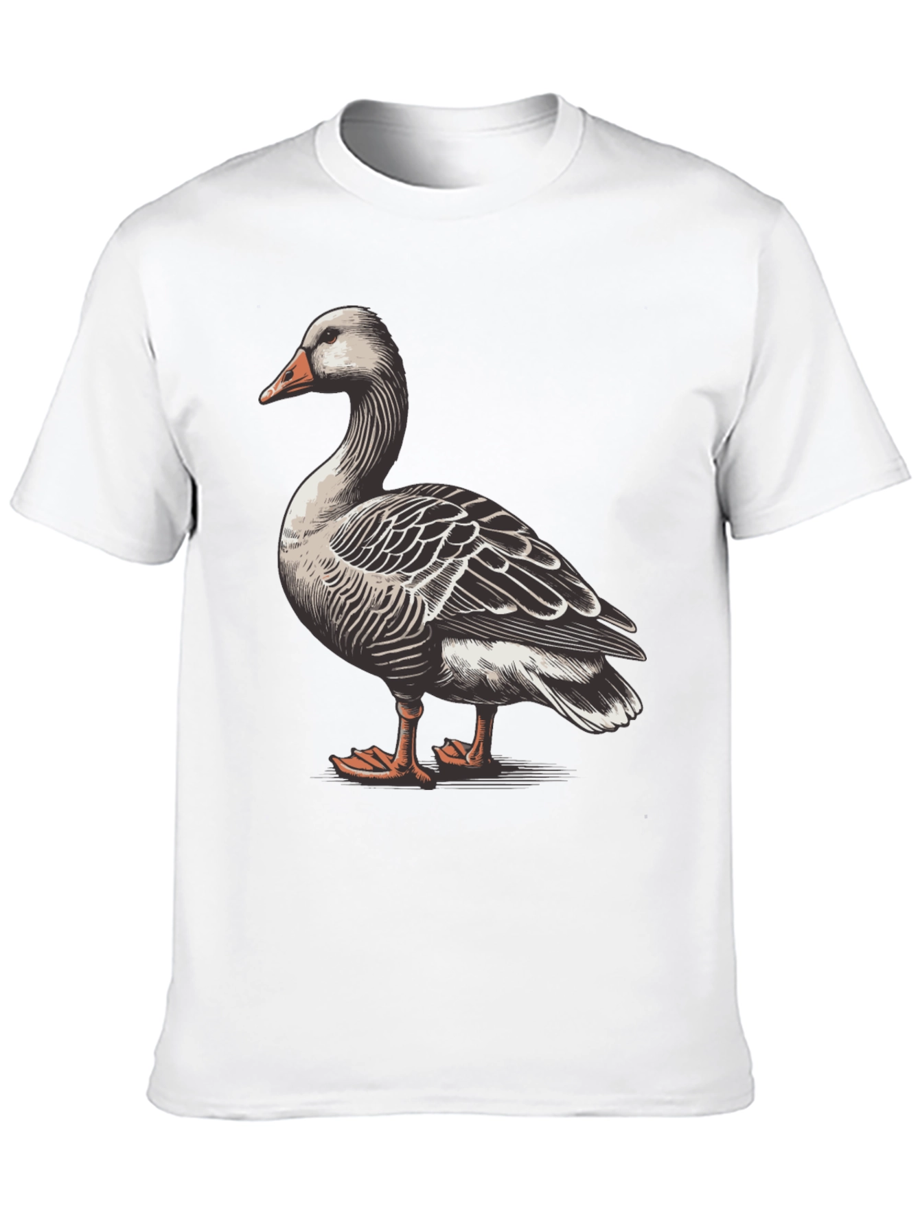 Black Goose Graphic T-Shirt - Black Casual Tee view 10