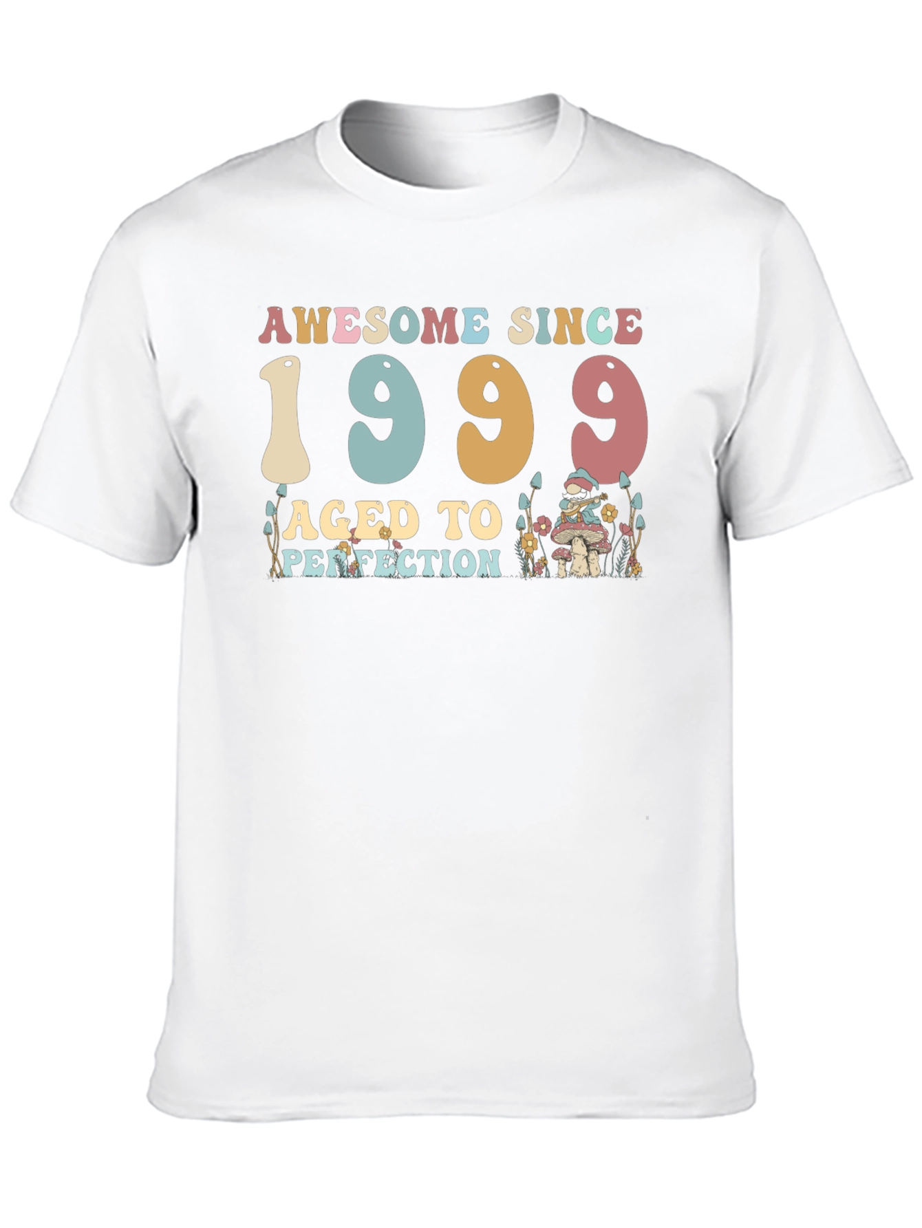 Black Awesome Since 1999 Aged to Perfection T-Shirt view 10