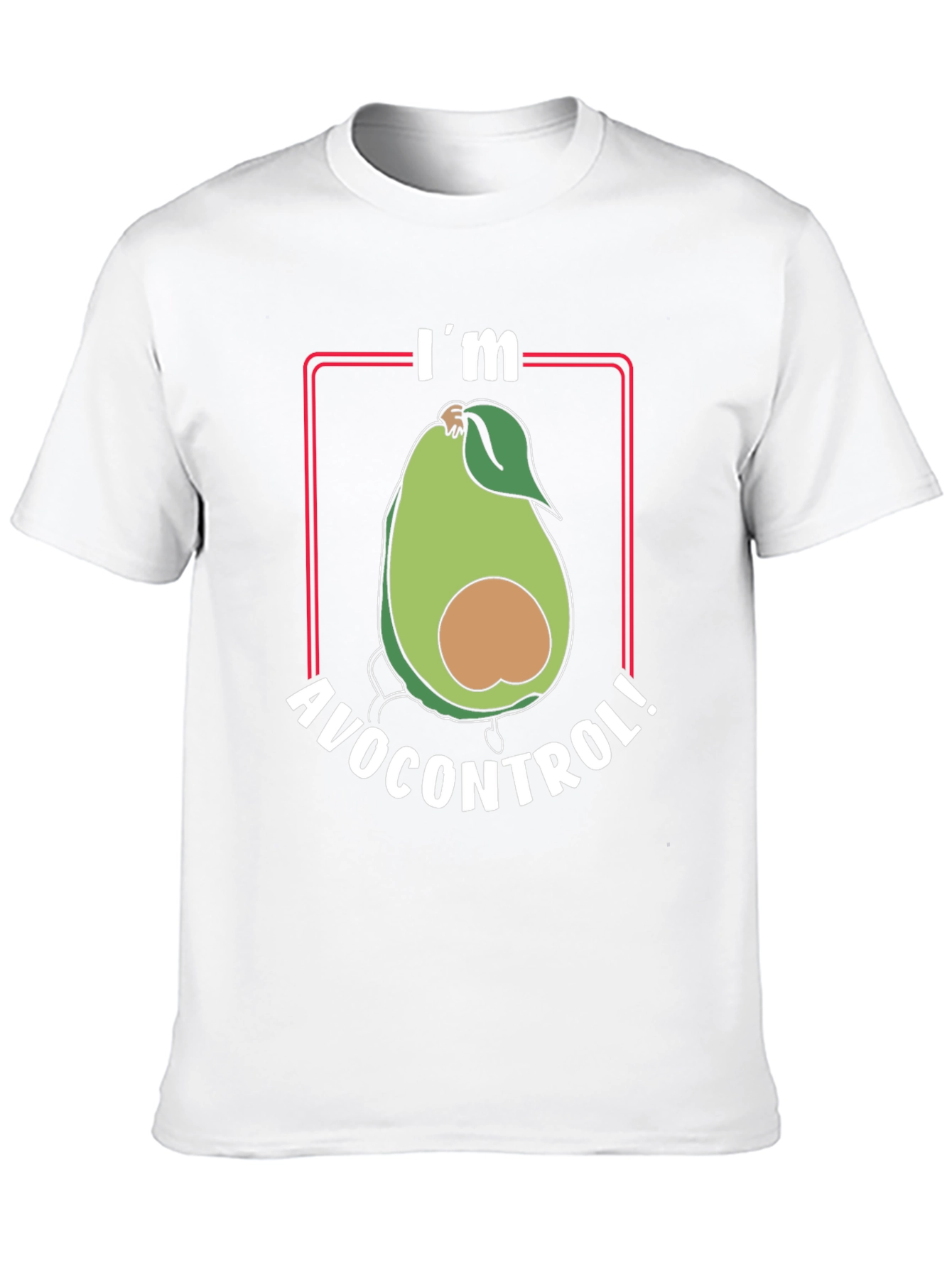 Black I'm Avocontrol T-Shirt - Funny Avocado Pun Tee view 10
