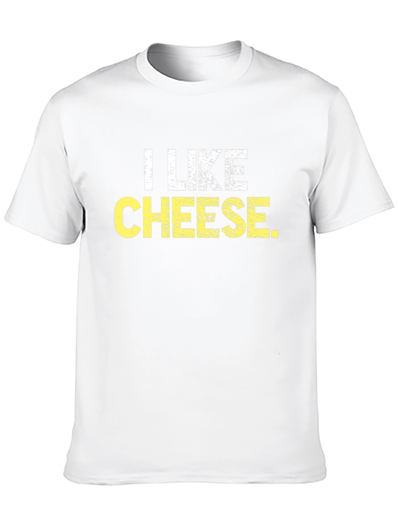 Black I Like Cheese Graphic Tee - Men's Black T-Shirt view 10