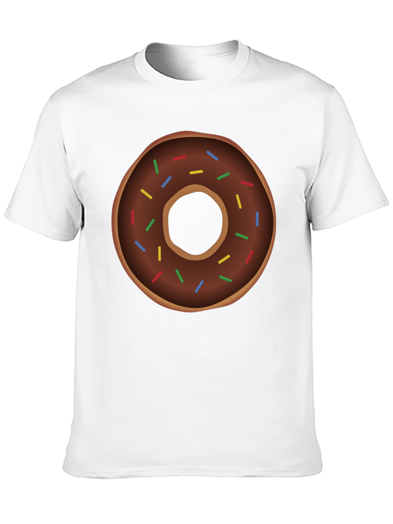 Black Novelty Donut Graphic T-Shirt - Casual & Fun! view 10