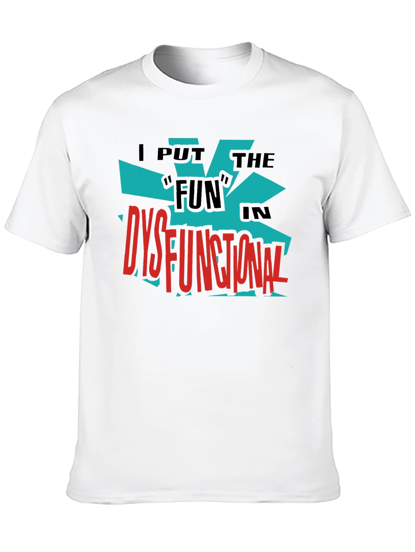 Black Dysfunctional Fun Graphic Tee - Bold Black Shirt view 10