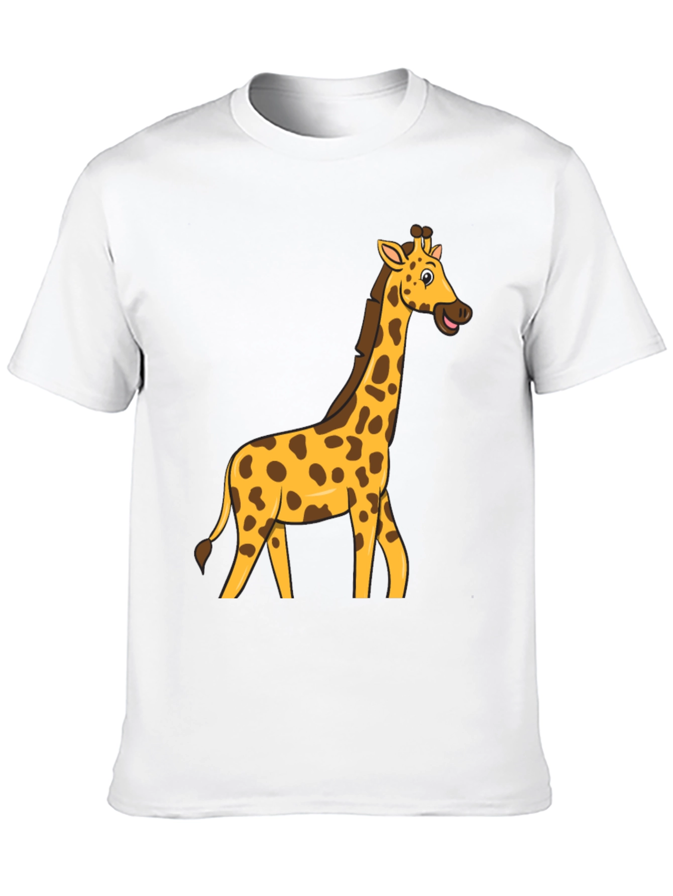 Black Giraffe Graphic T-Shirt - Fun Cartoon Tee view 10