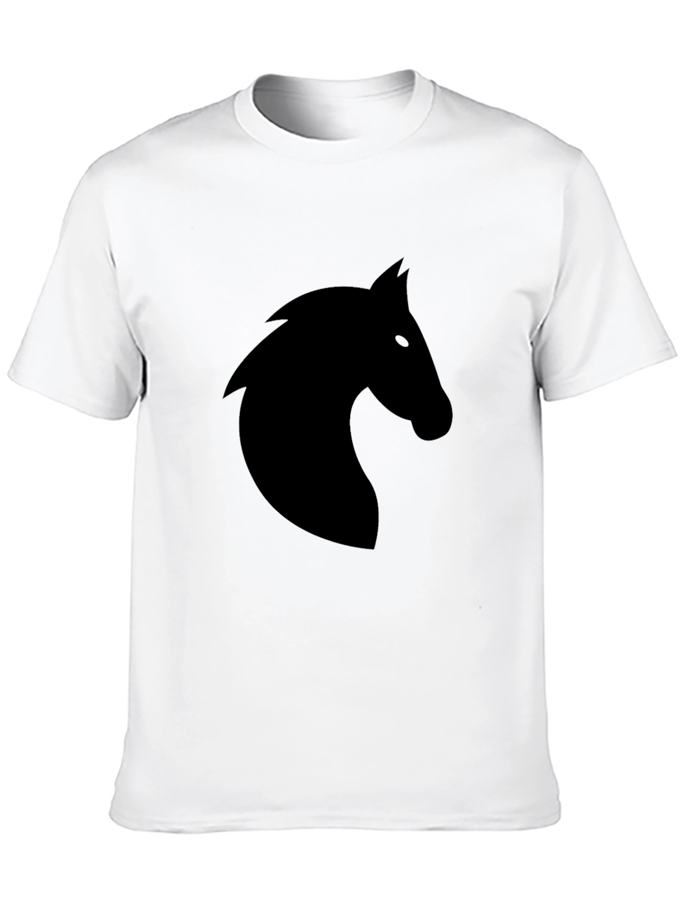 Black Black Horse Silhouette Tee - Stylish and Comfortable view 10