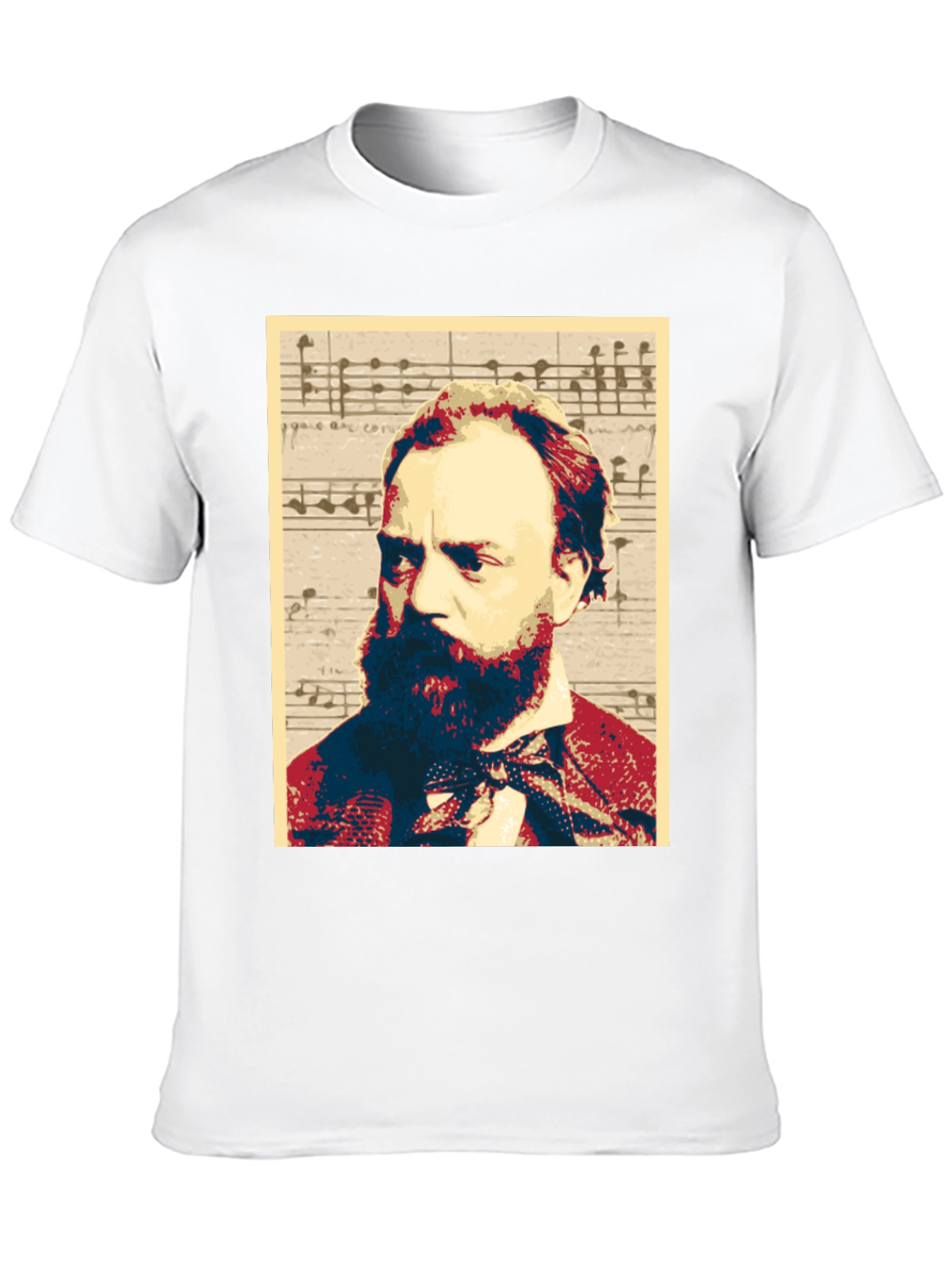 Black Musical Composer Portrait Graphic Tee view 10
