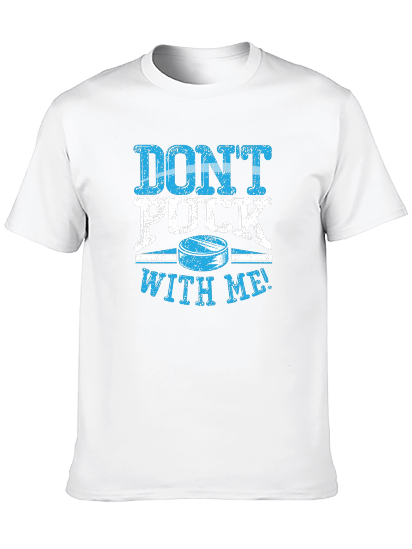 Black Don't Puck With Me Black T-Shirt view 10