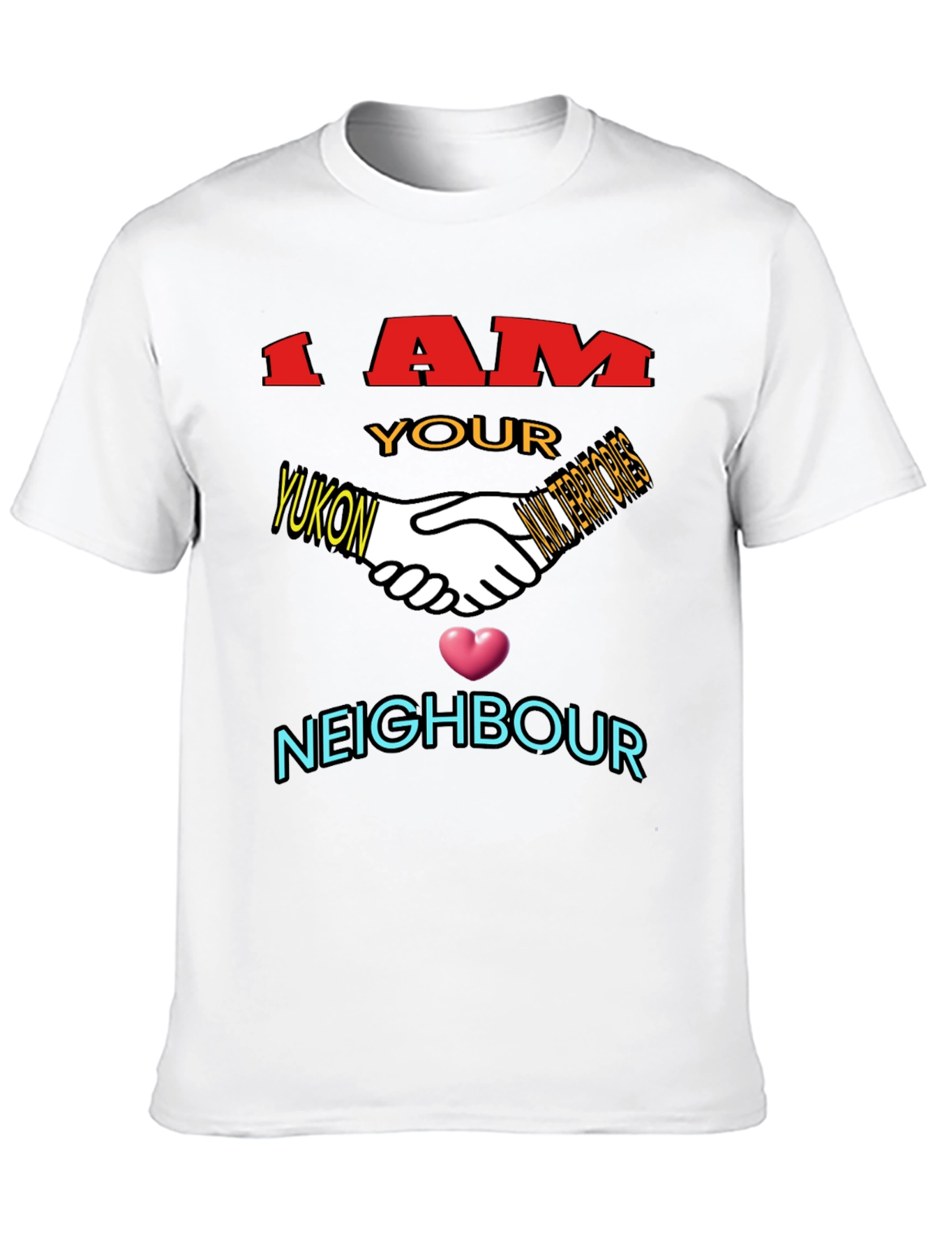 Black Yukon Neighbour T-Shirt - Unisex Graphic Tee view 10