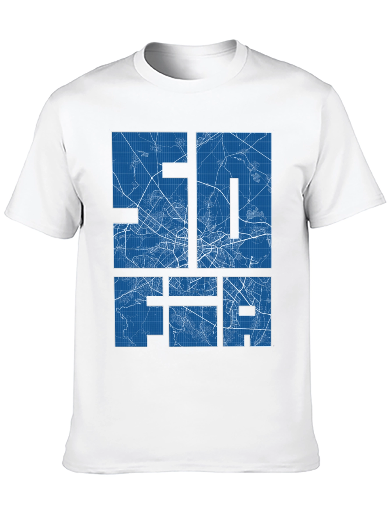 Black Sofia Blueprint Graphic T-Shirt view 10