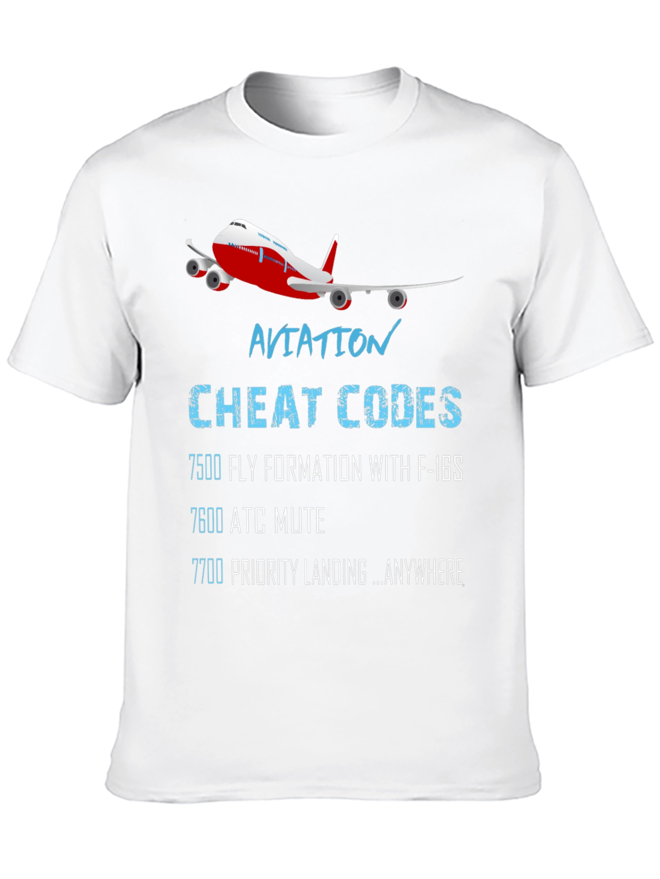 Aviation Cheat Codes T-Shirt - 10