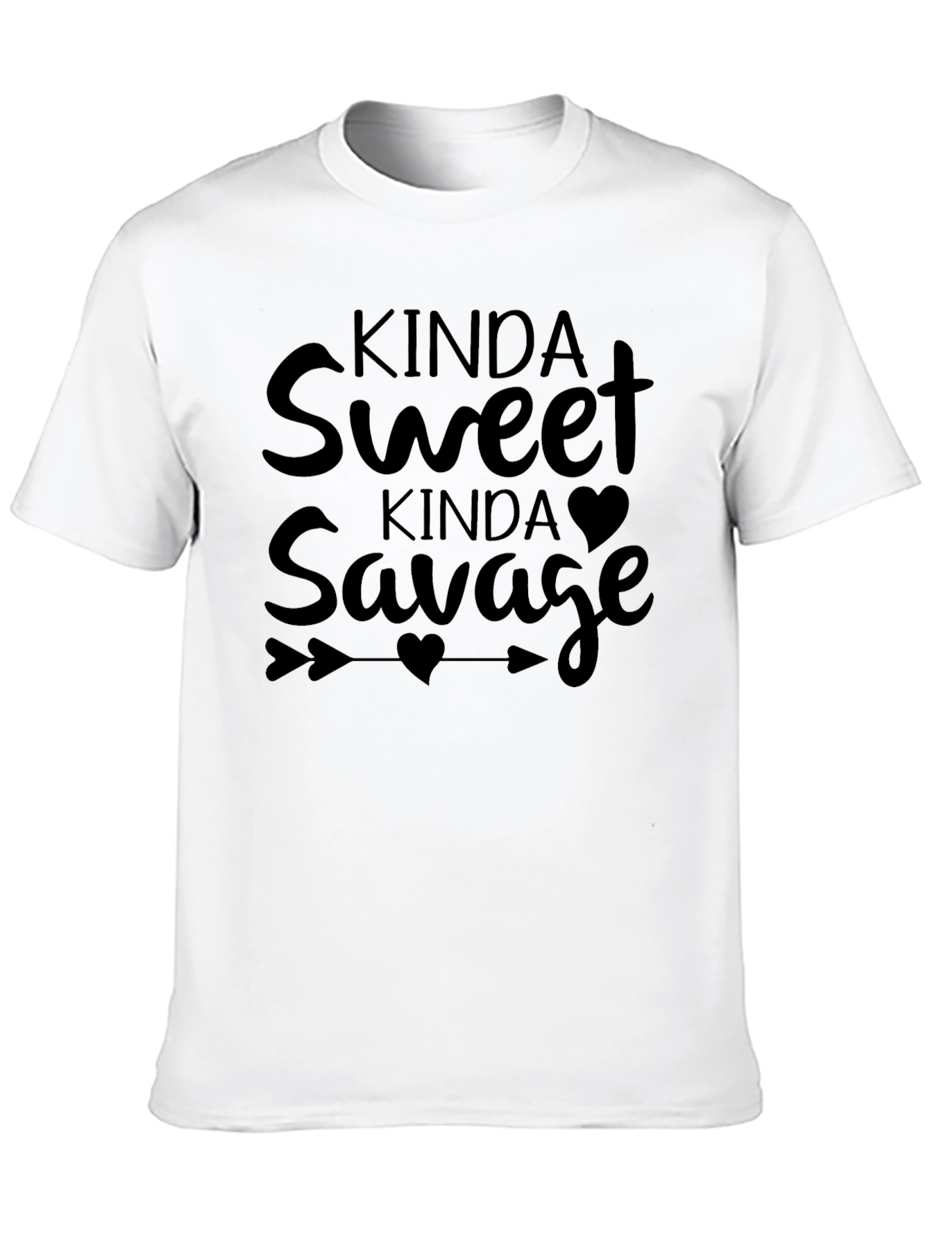 Kinda Sweet Kinda Savage Graphic Tee - Trendy Unisex T-Shirt - 10