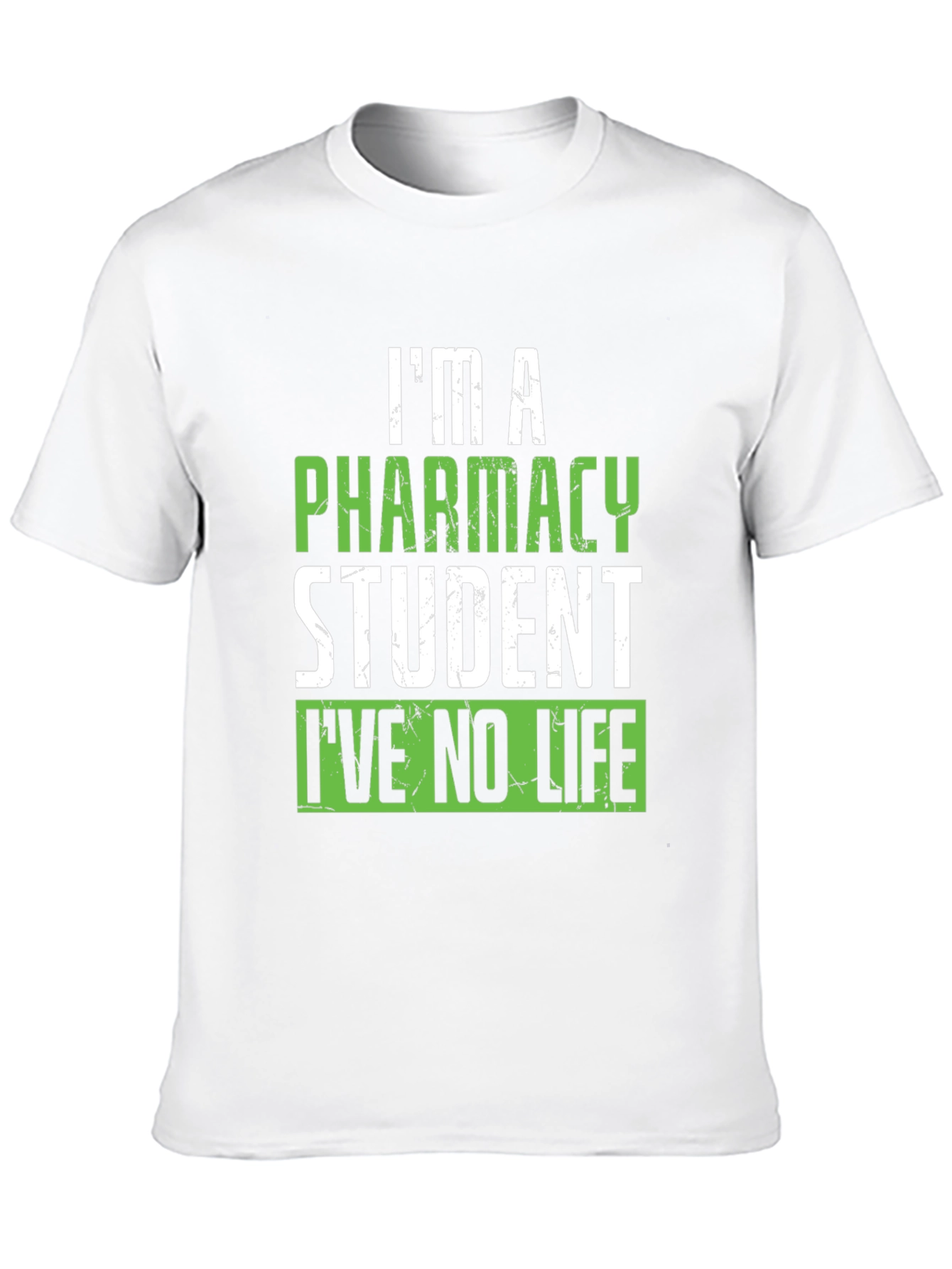 Black Pharmacy Student Funny Graphic T-Shirt view 10
