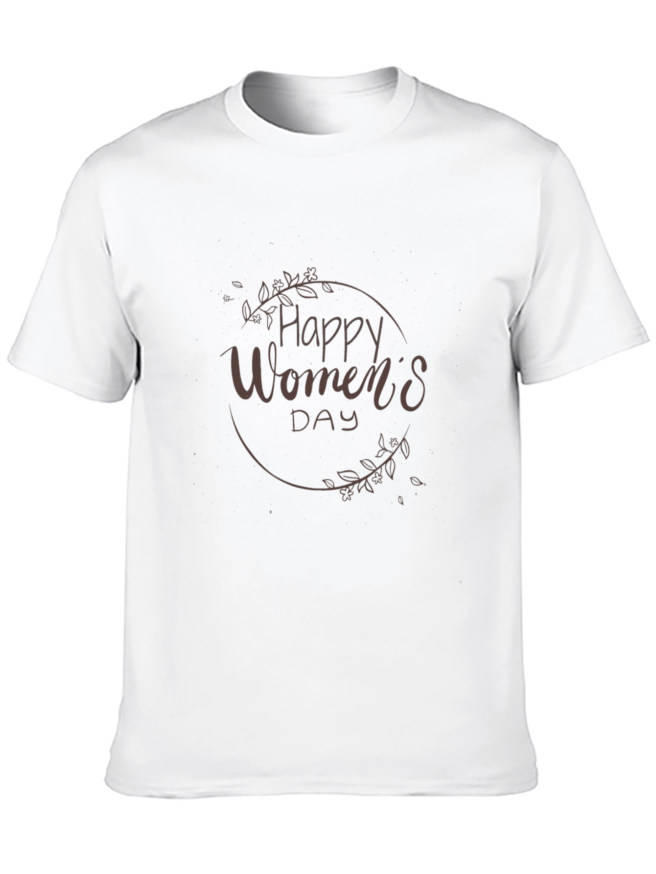 Black Happy Women's Day Graphic Tee - Stylish Black T-Shirt view 10
