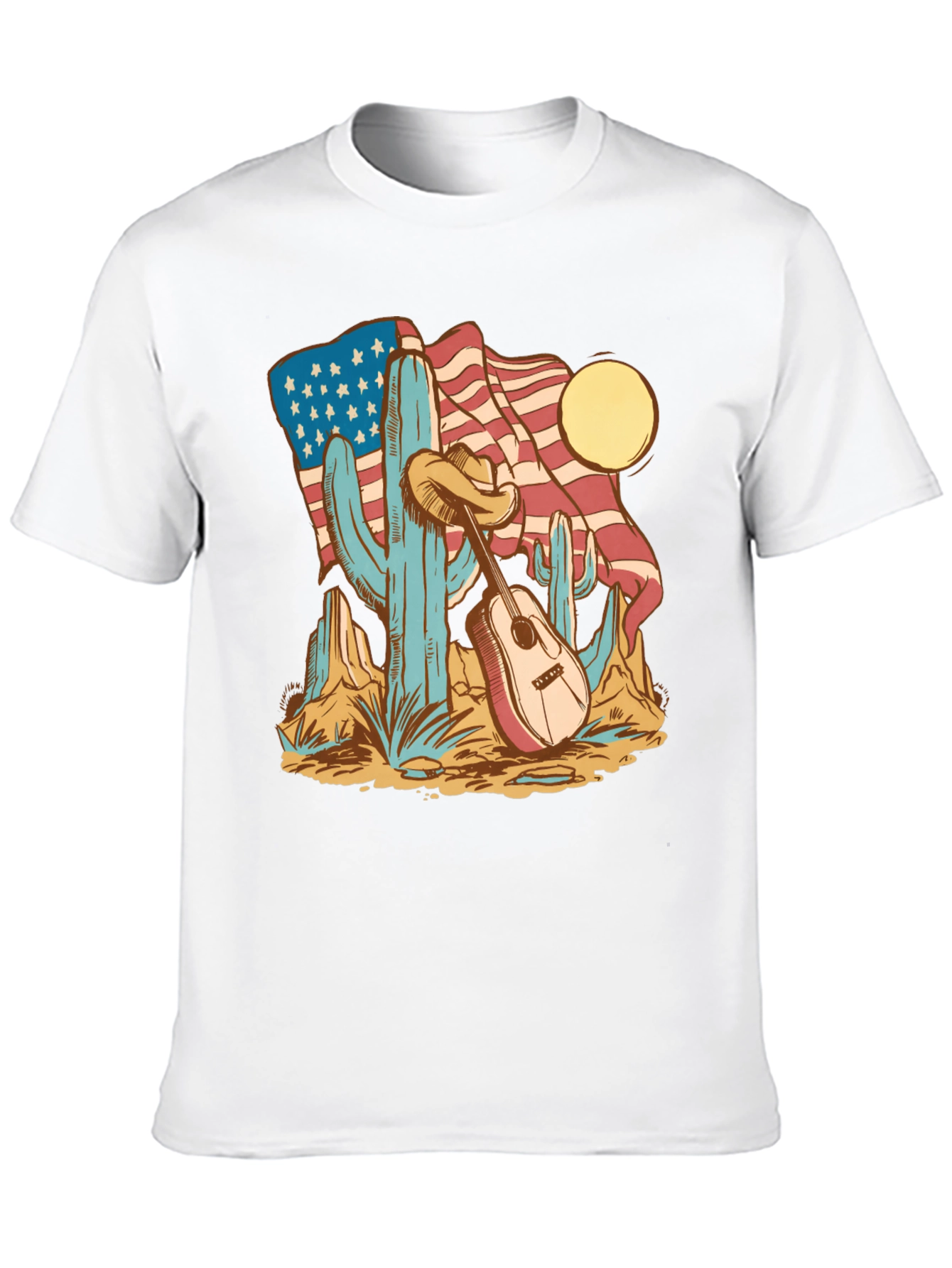 American Desert Guitar T-Shirt - 10