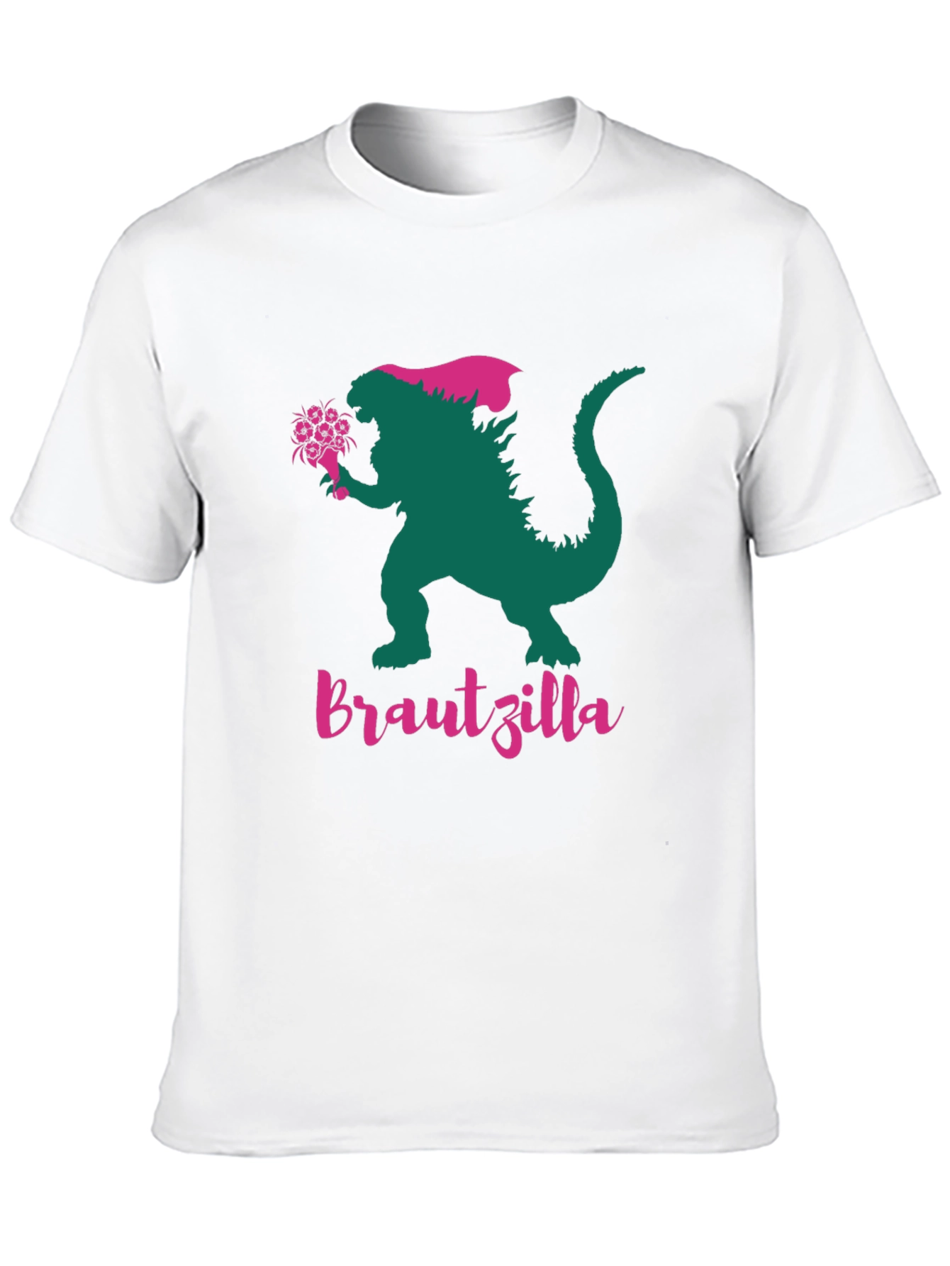 Black Bridesauruszilla Graphic Tee - Hilarious Bridal Shirt view 10
