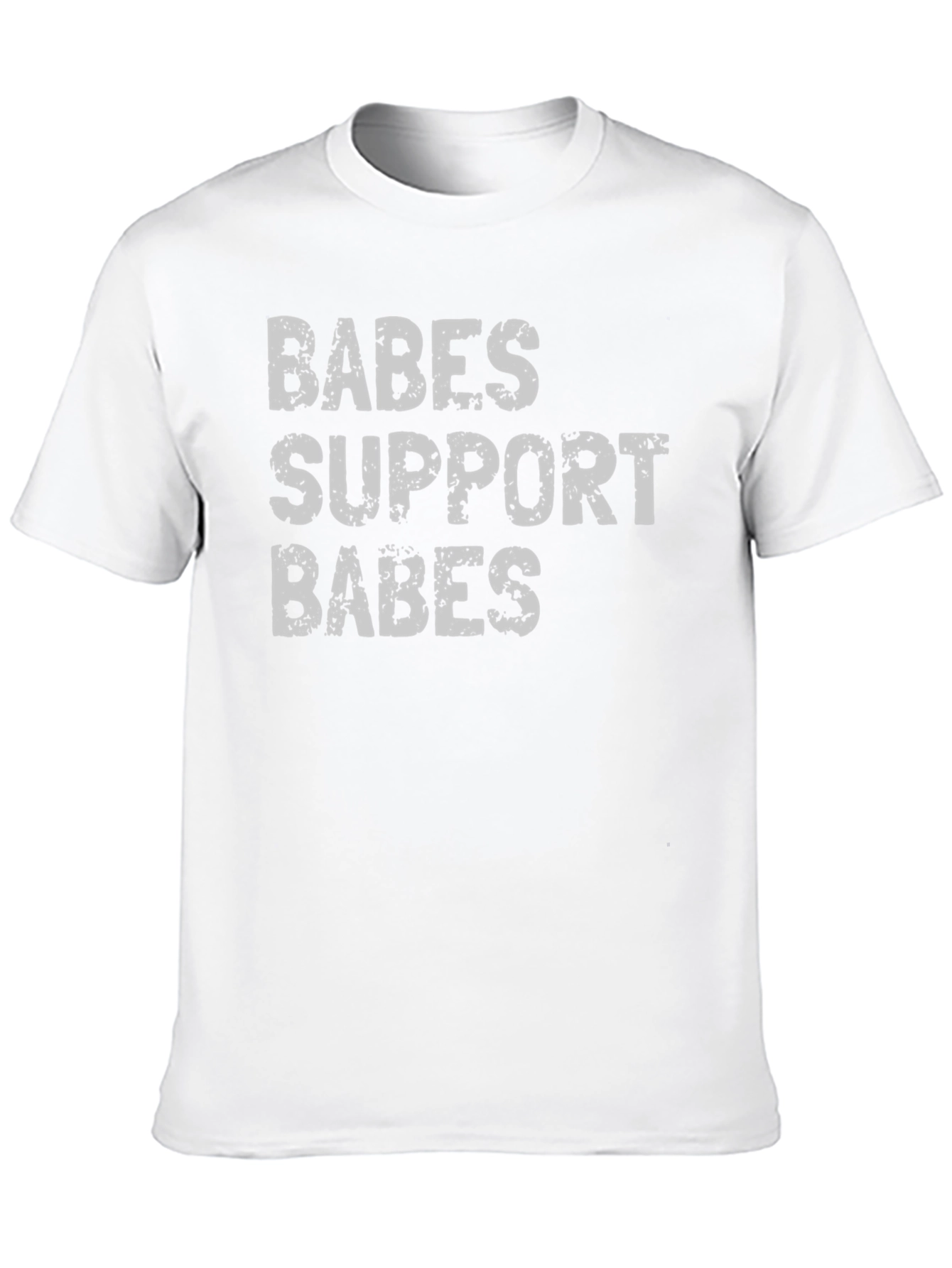 Black Babes Support Babes Graphic T-Shirt view 10