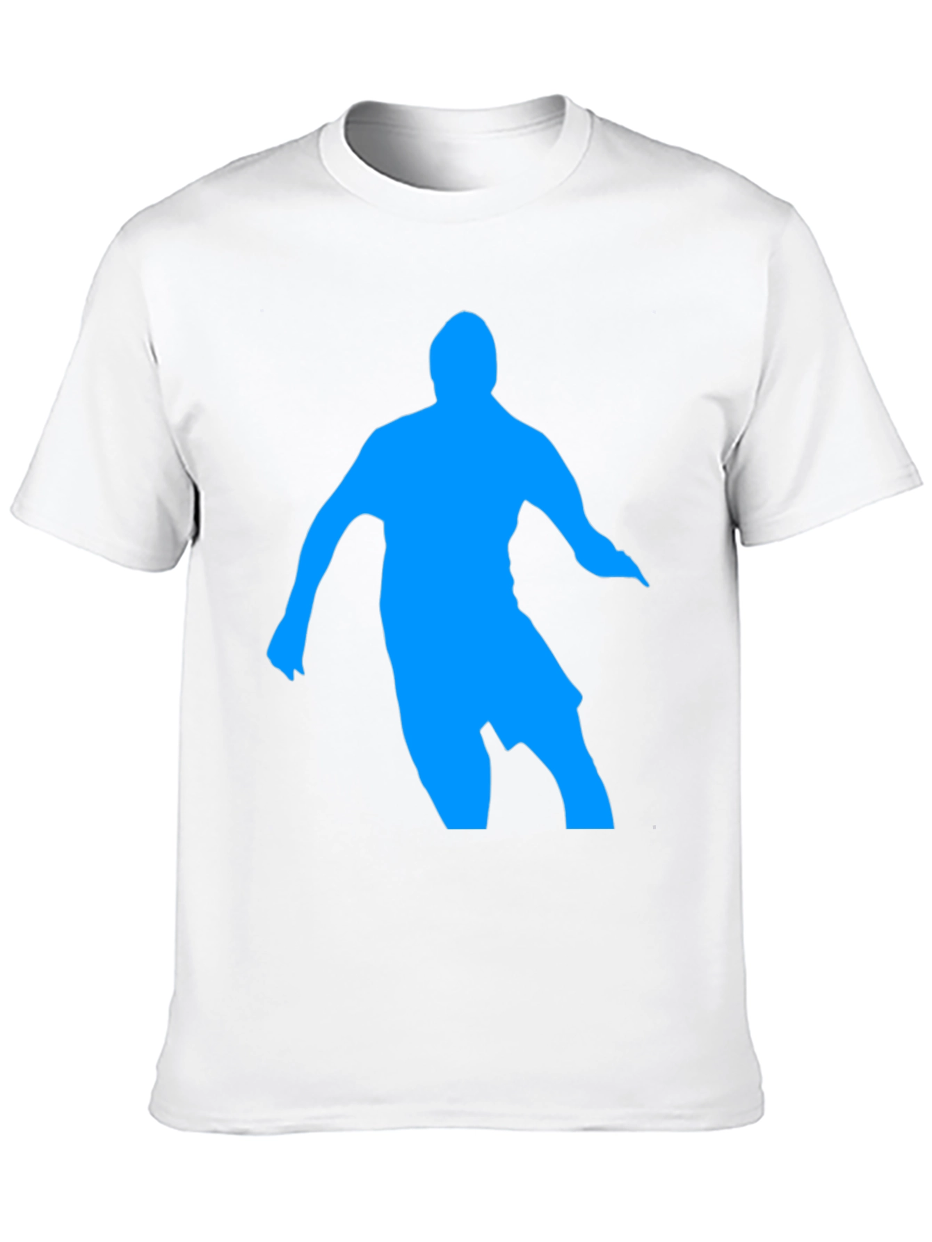 Black Blue Silhouette Graphic Black T-Shirt view 10