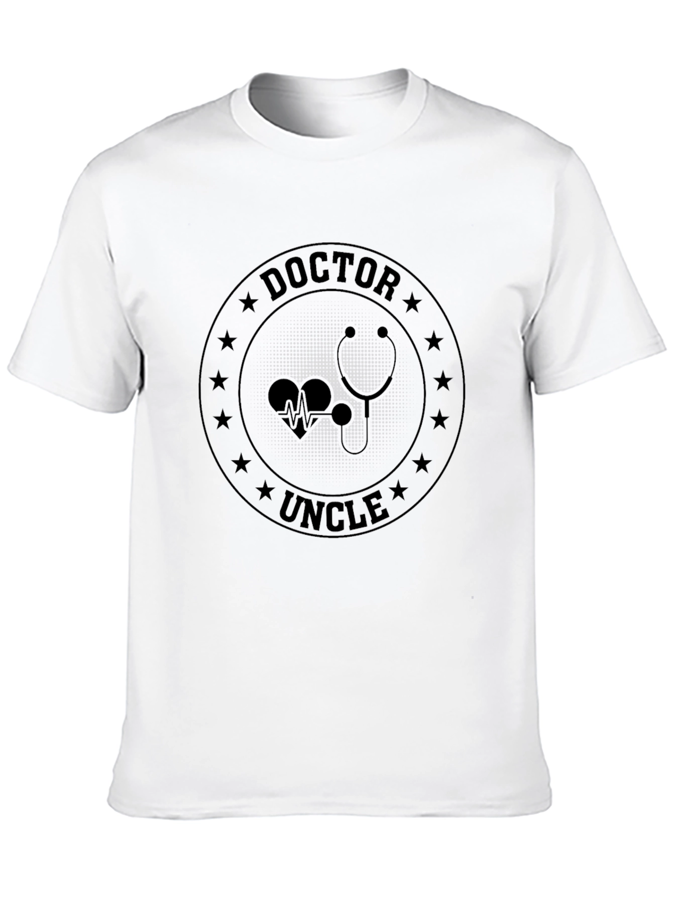Black Doctor Uncle Graphic Tee - Medical Profession view 10