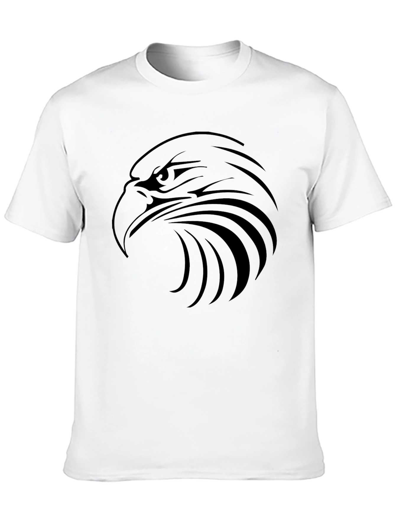Black Bold Eagle Graphic Black T-Shirt view 10