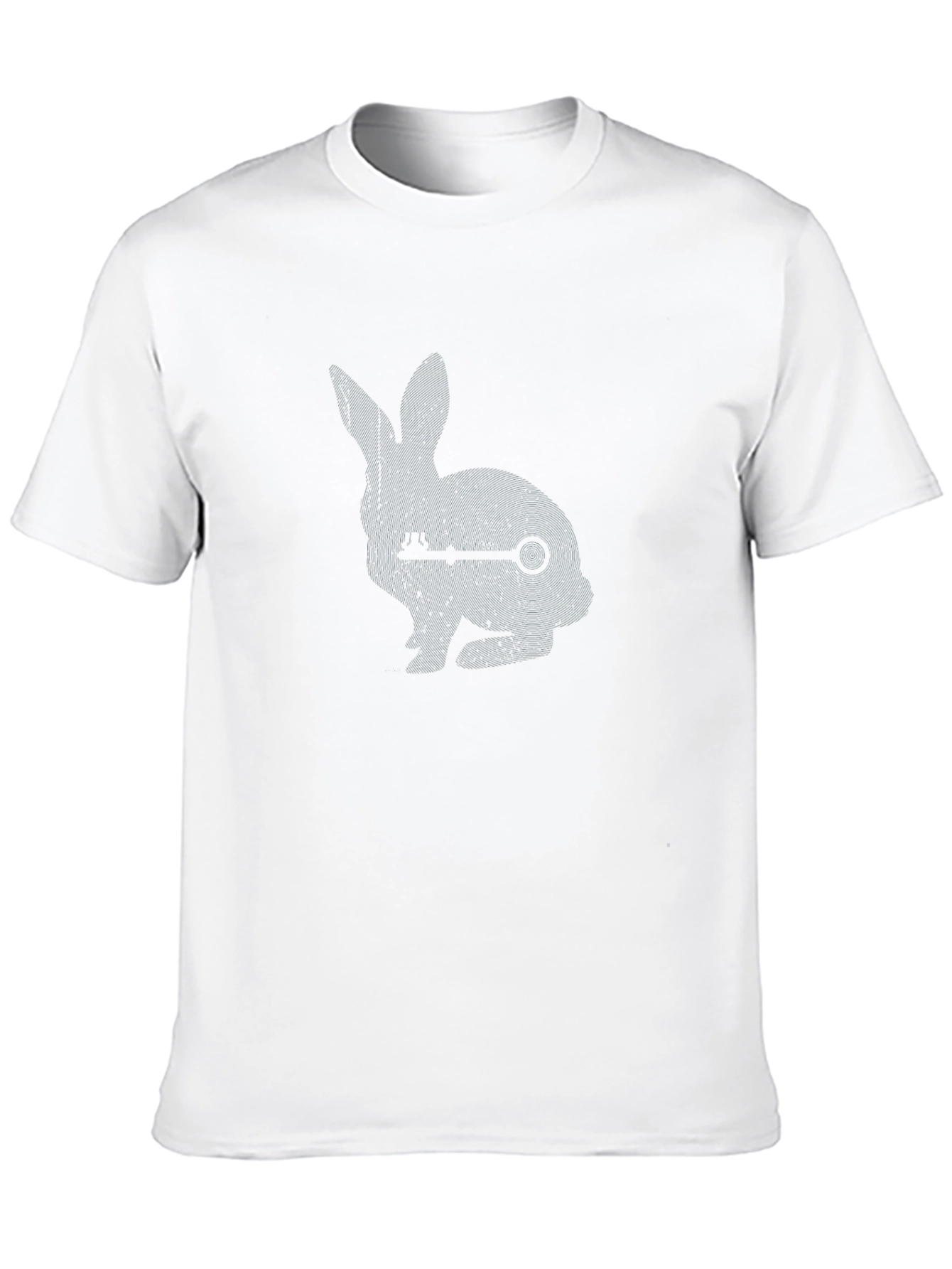 Black Men's Solid Black Crew Neck T-Shirt view 10