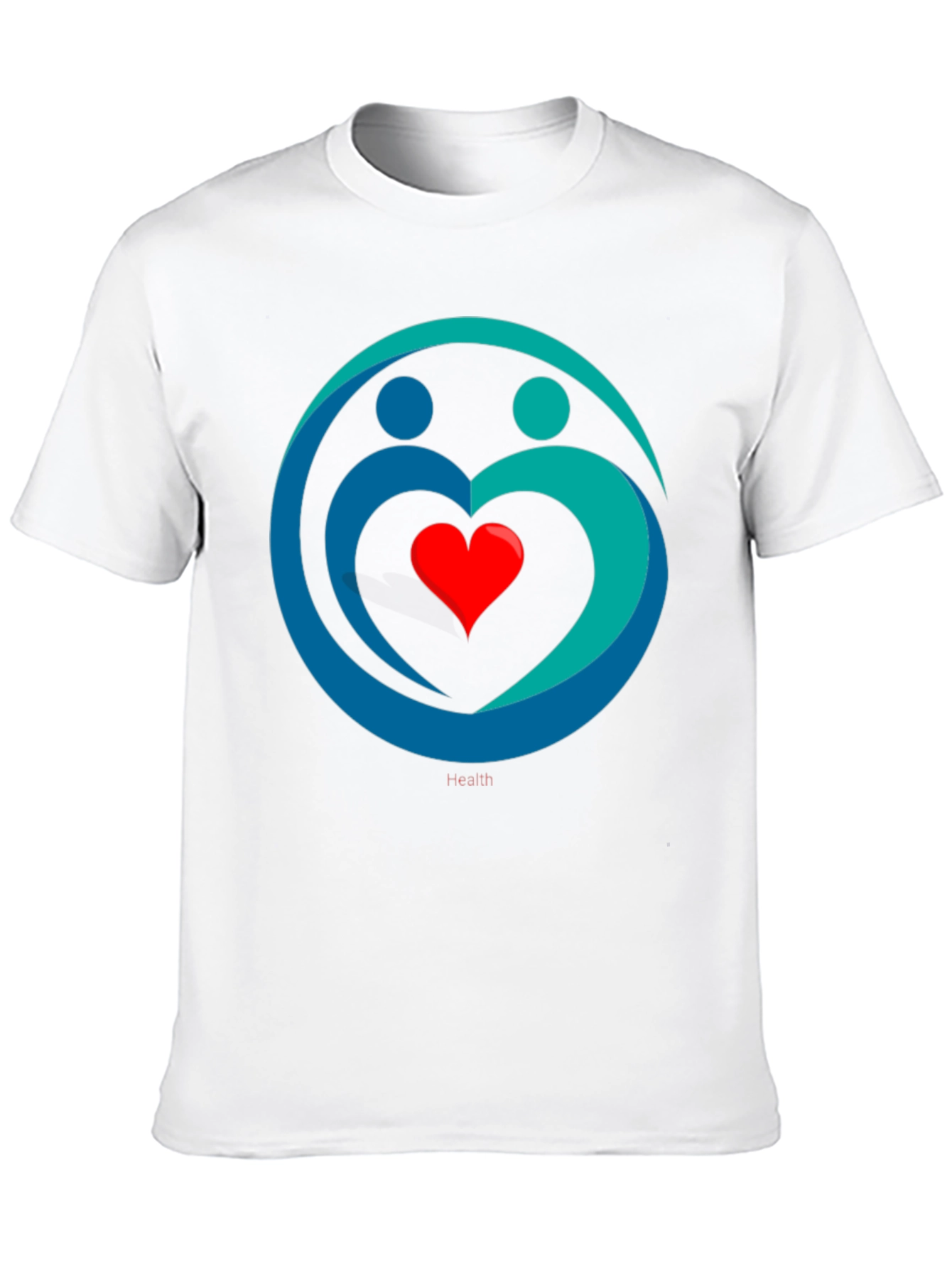 Black Heart Health Graphic Tee - Black Casual Comfort view 10