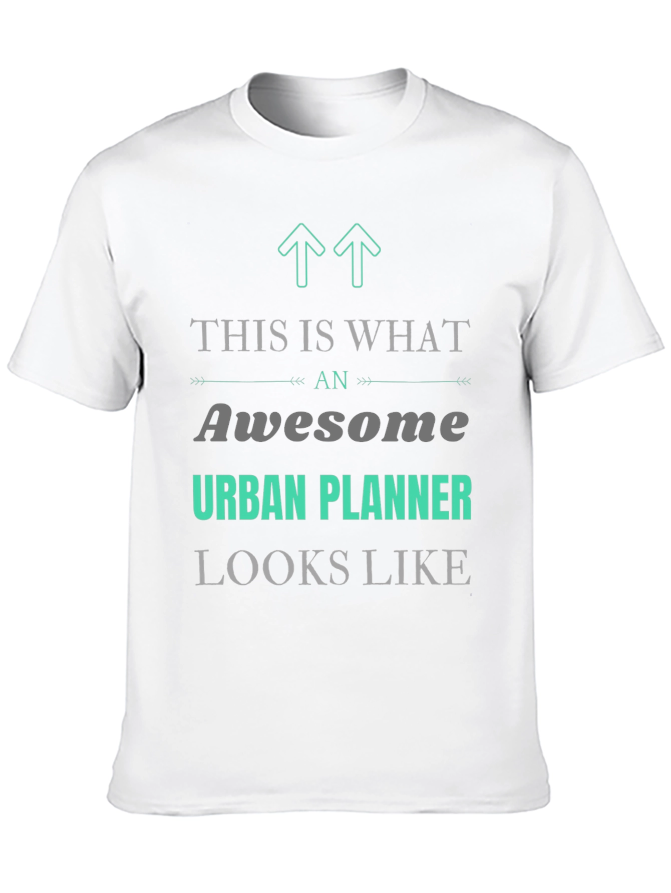 Black Awesome Urban Planner T-Shirt: Stylish Career Pride Apparel view 10