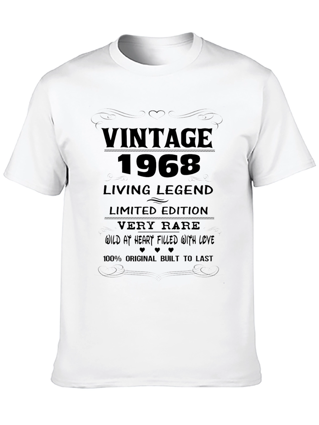 Black Vintage 1968 Living Legend Graphic T-Shirt view 10