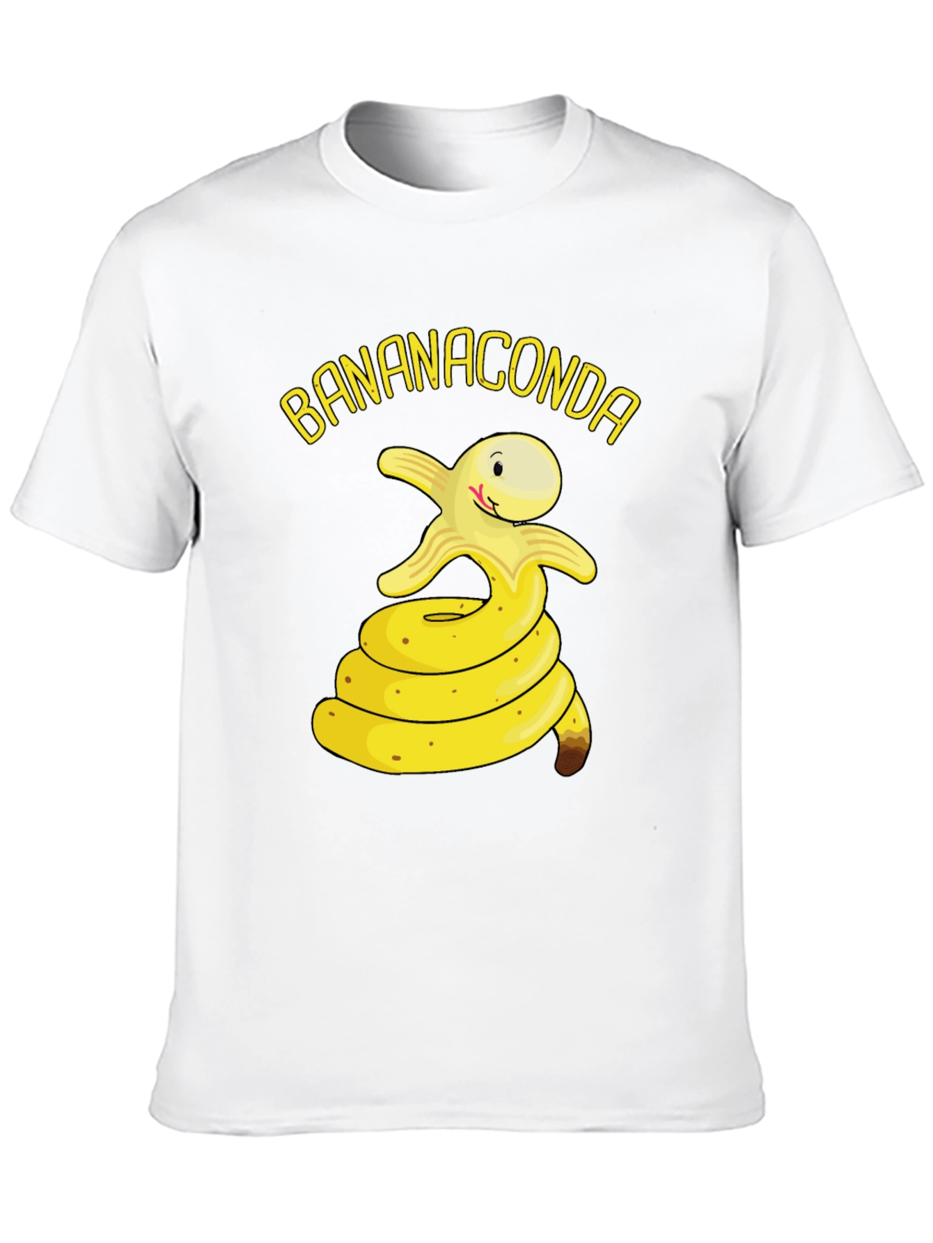 Black Bananaconda Funny Graphic T-Shirt view 10