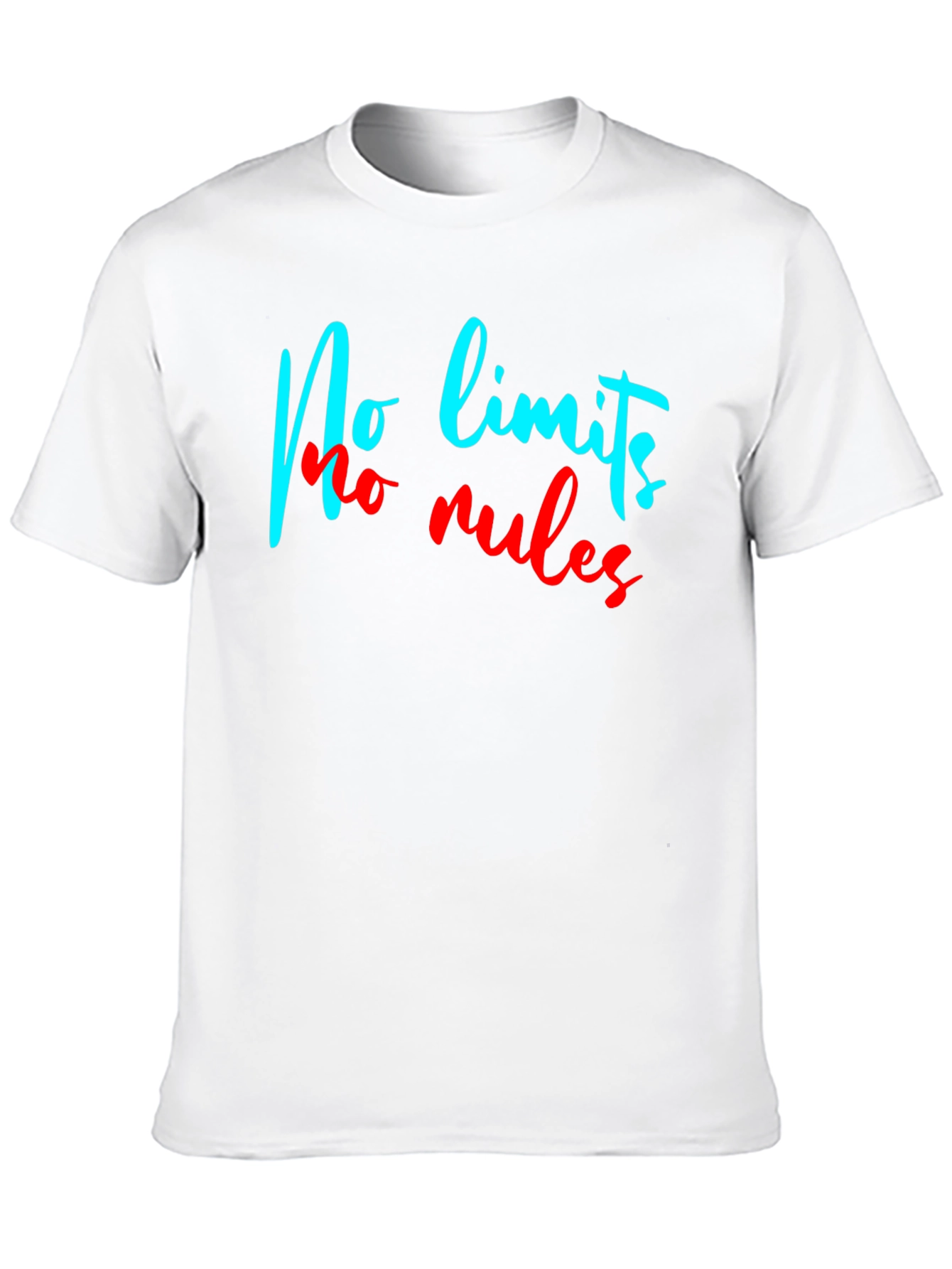 Black No Limits No Rules Graphic T-Shirt view 10