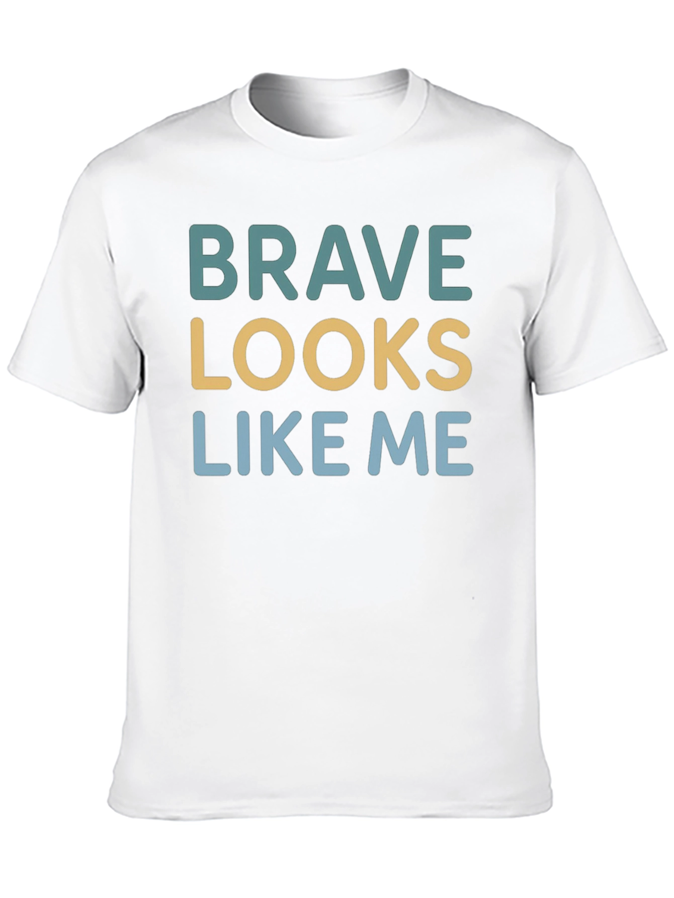 Black Brave Looks Like Me Graphic Tee - Black Casual T-Shirt view 10