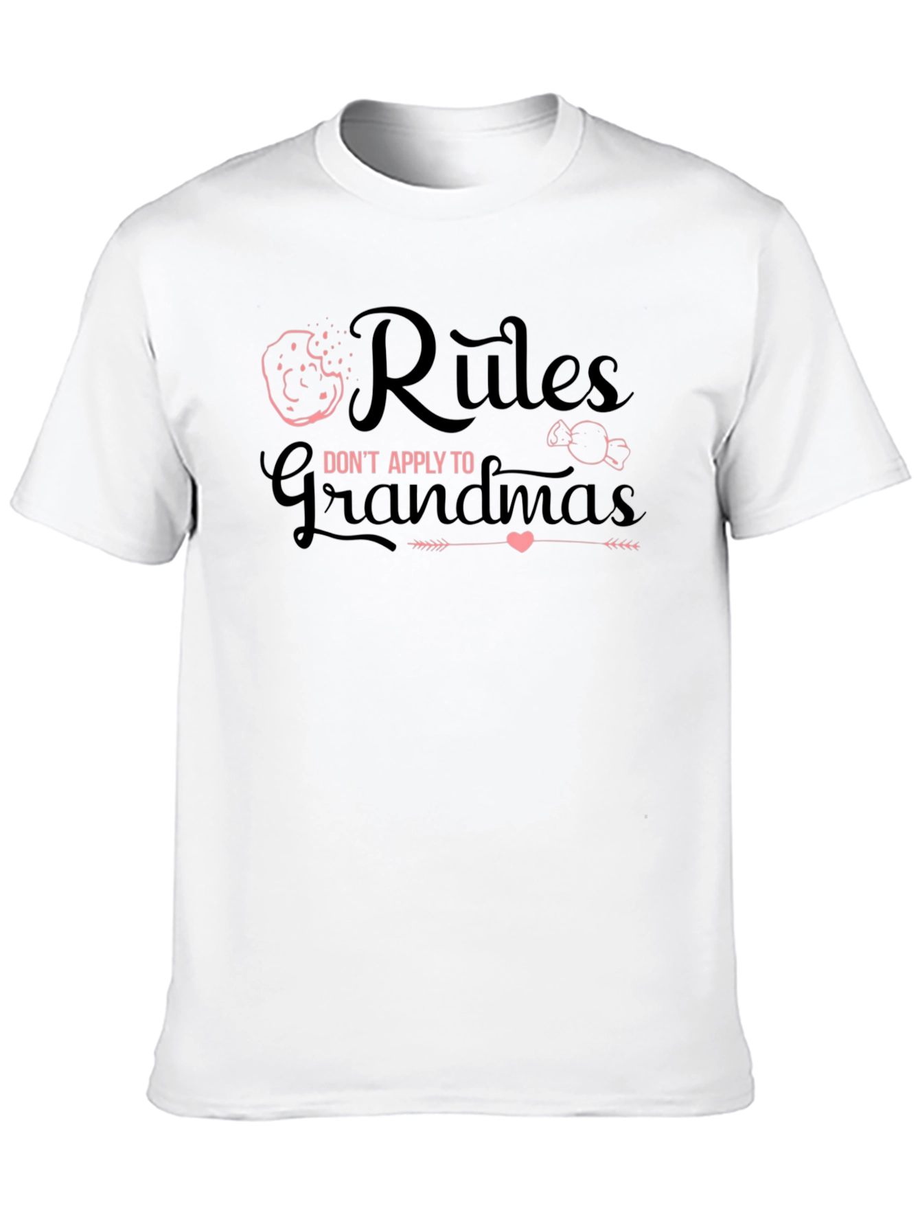 Black Rules Don't Apply To Grandmas Black T-Shirt view 10
