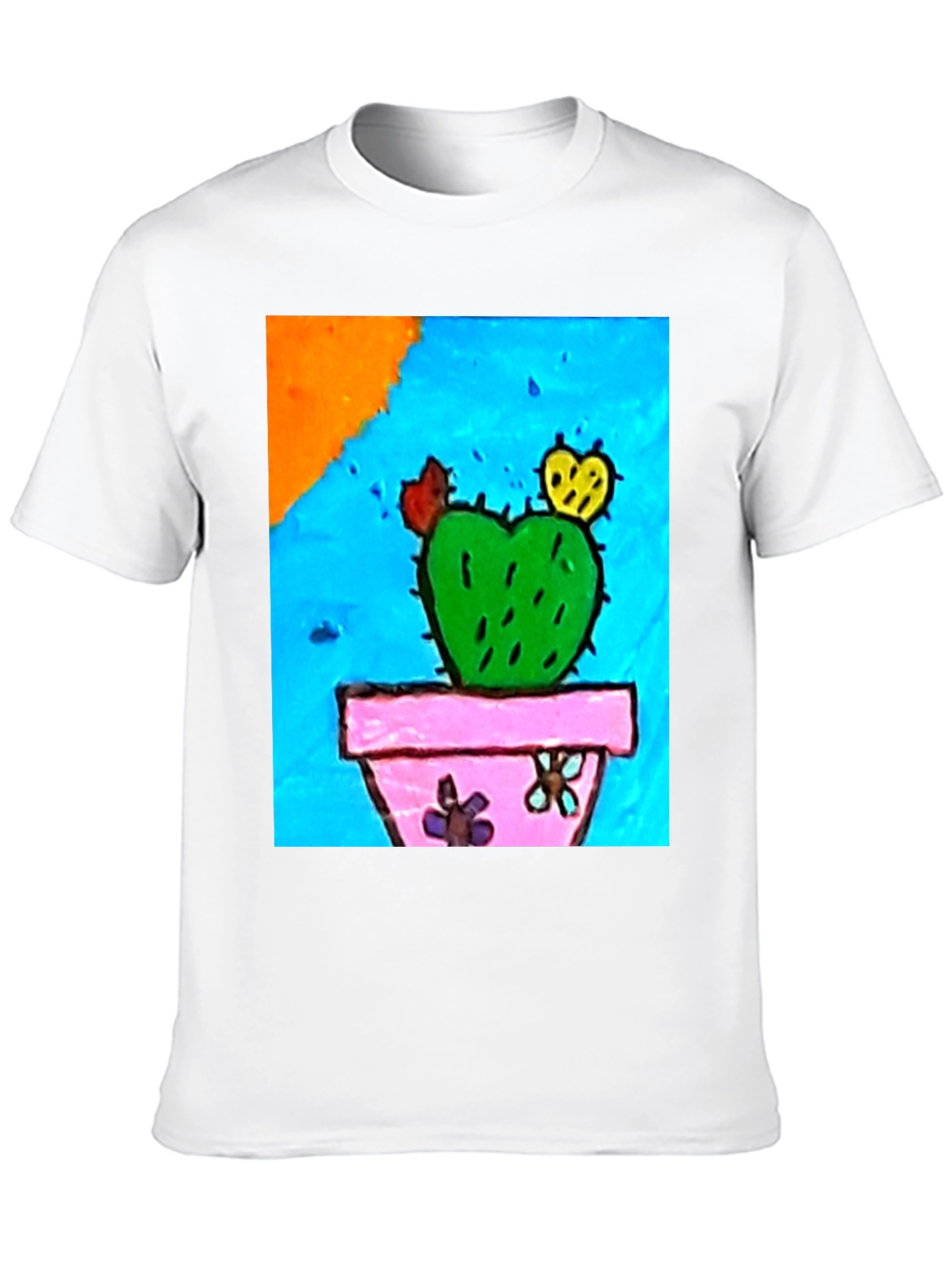 Black Quirky Cactus Graphic T-Shirt view 10