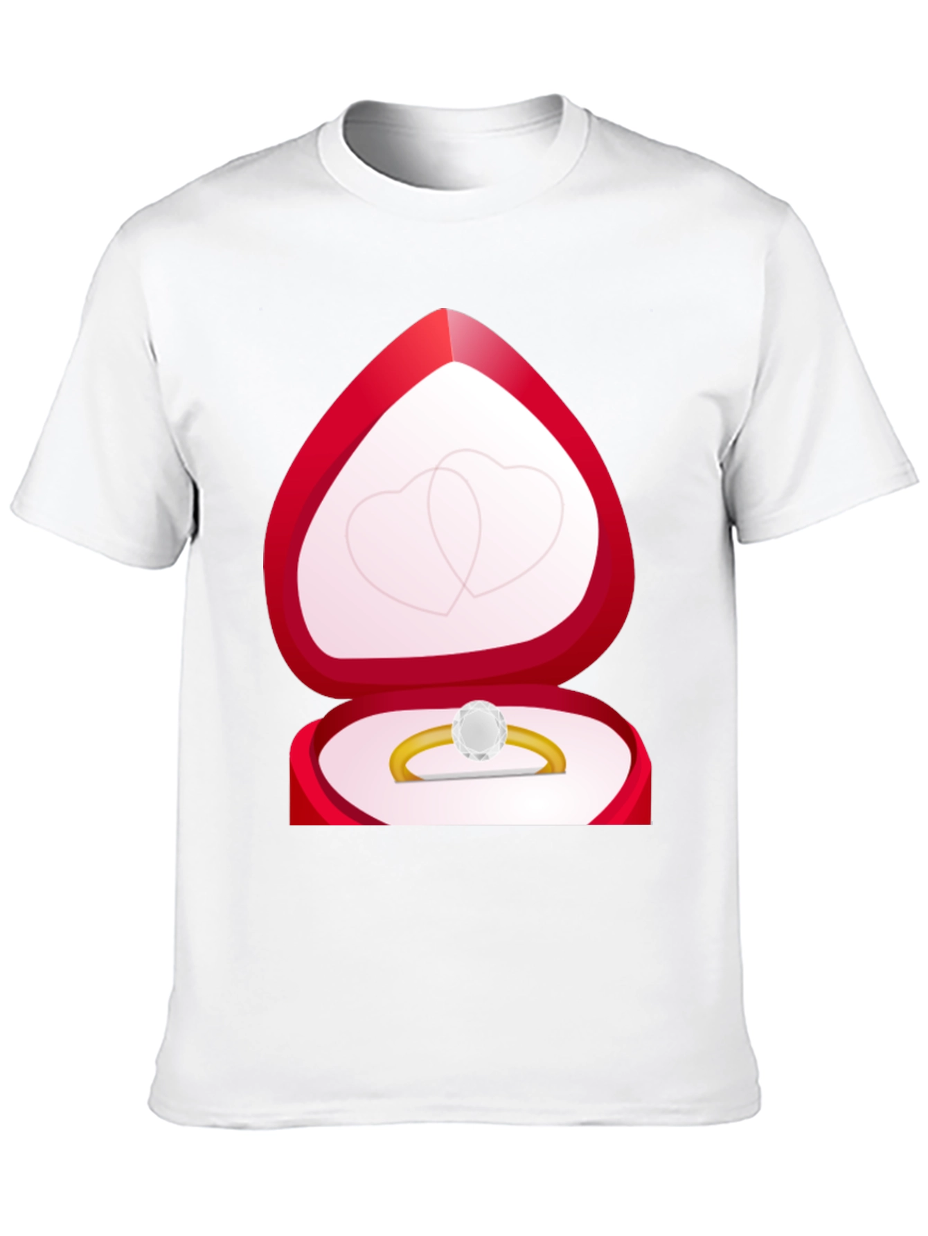 Black Proposal Ring Box T-Shirt view 10