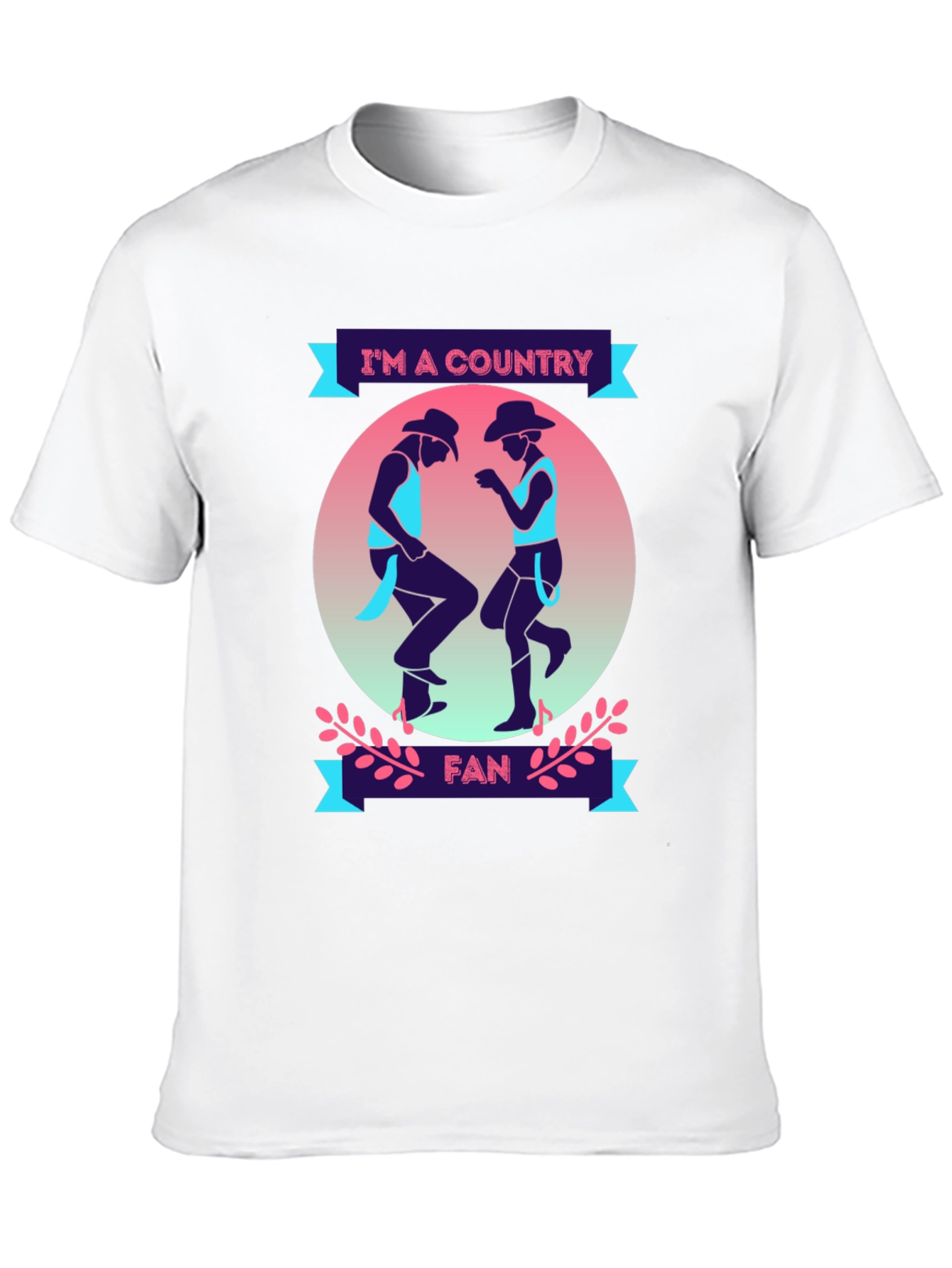 Black Country Music Fan T-Shirt view 10