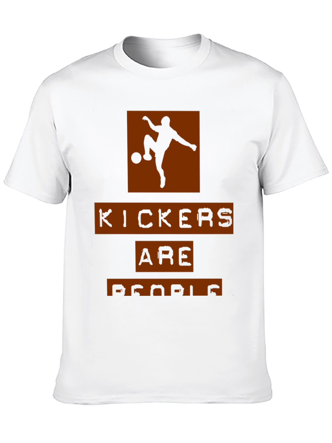 Black Kickers are People T-Shirt - Soccer Fan Tee view 10