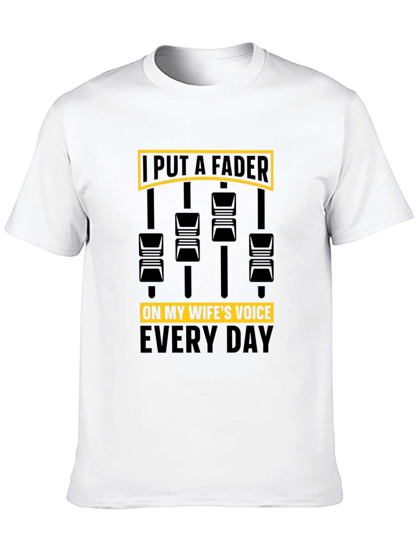 Black Put A Fader Funny Graphic T-Shirt view 10