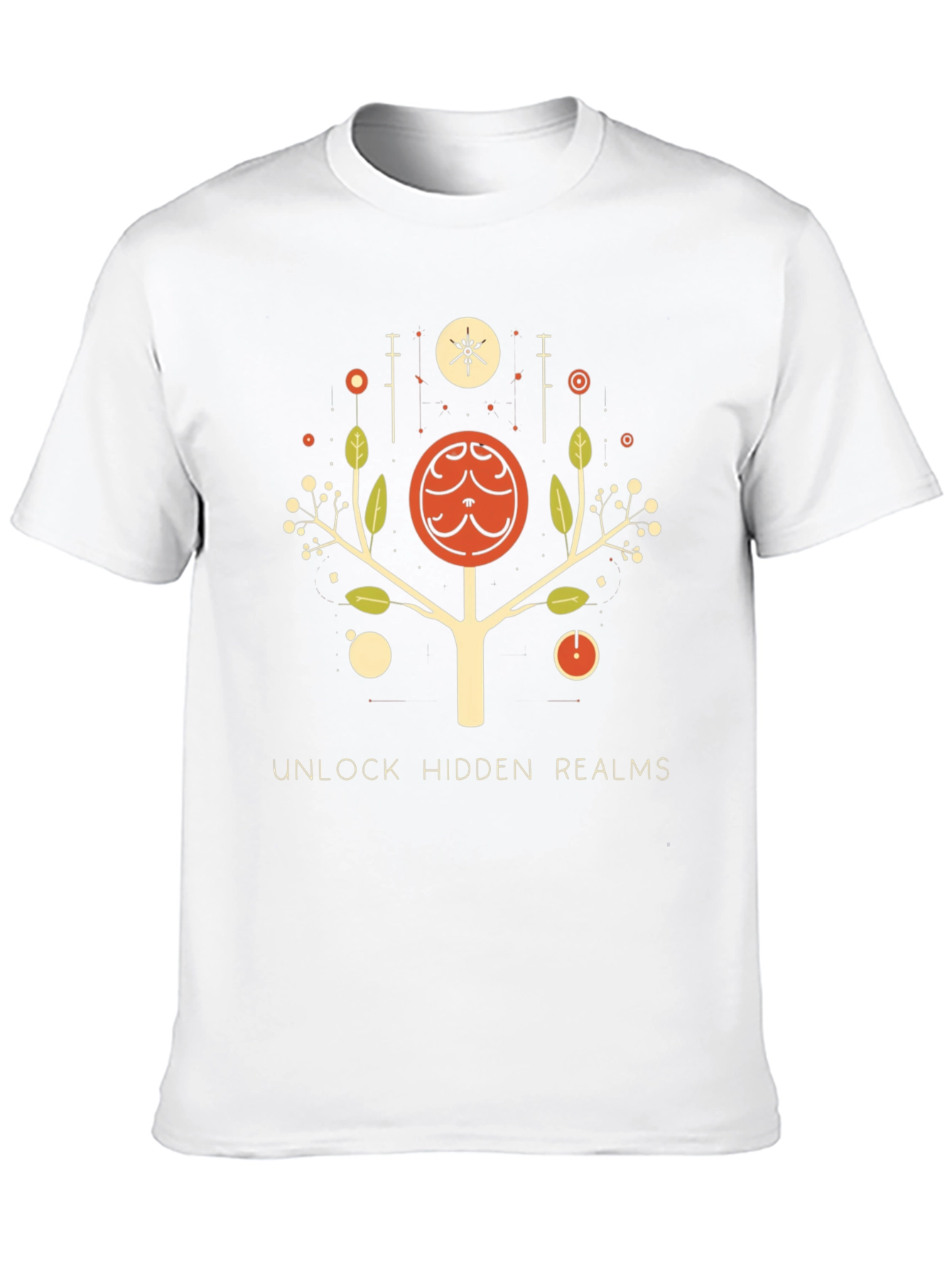 Black Unlock Hidden Realms Graphic Tee view 10