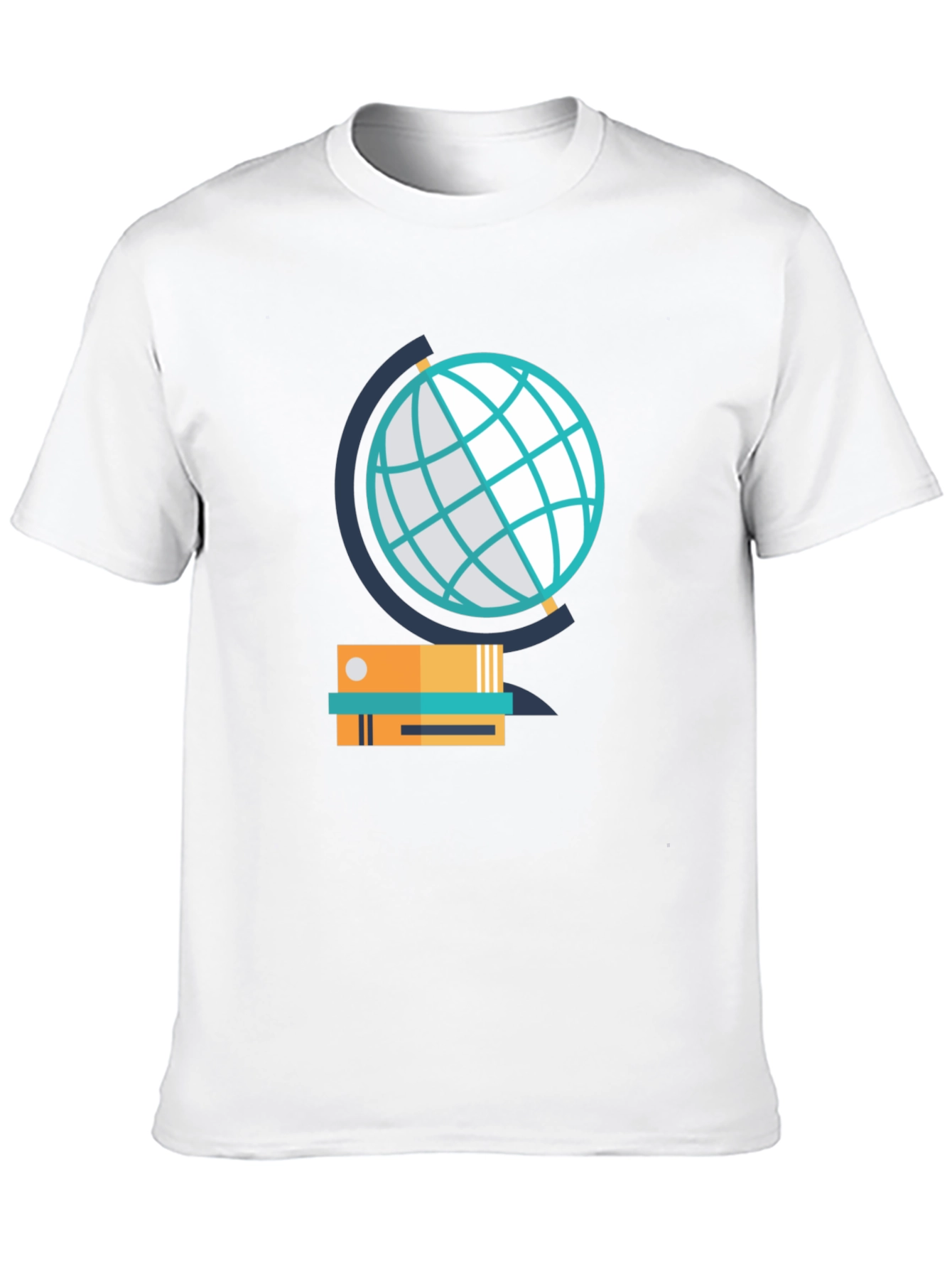 Black Globe & Books Graphic Tee - Study in Style! view 10