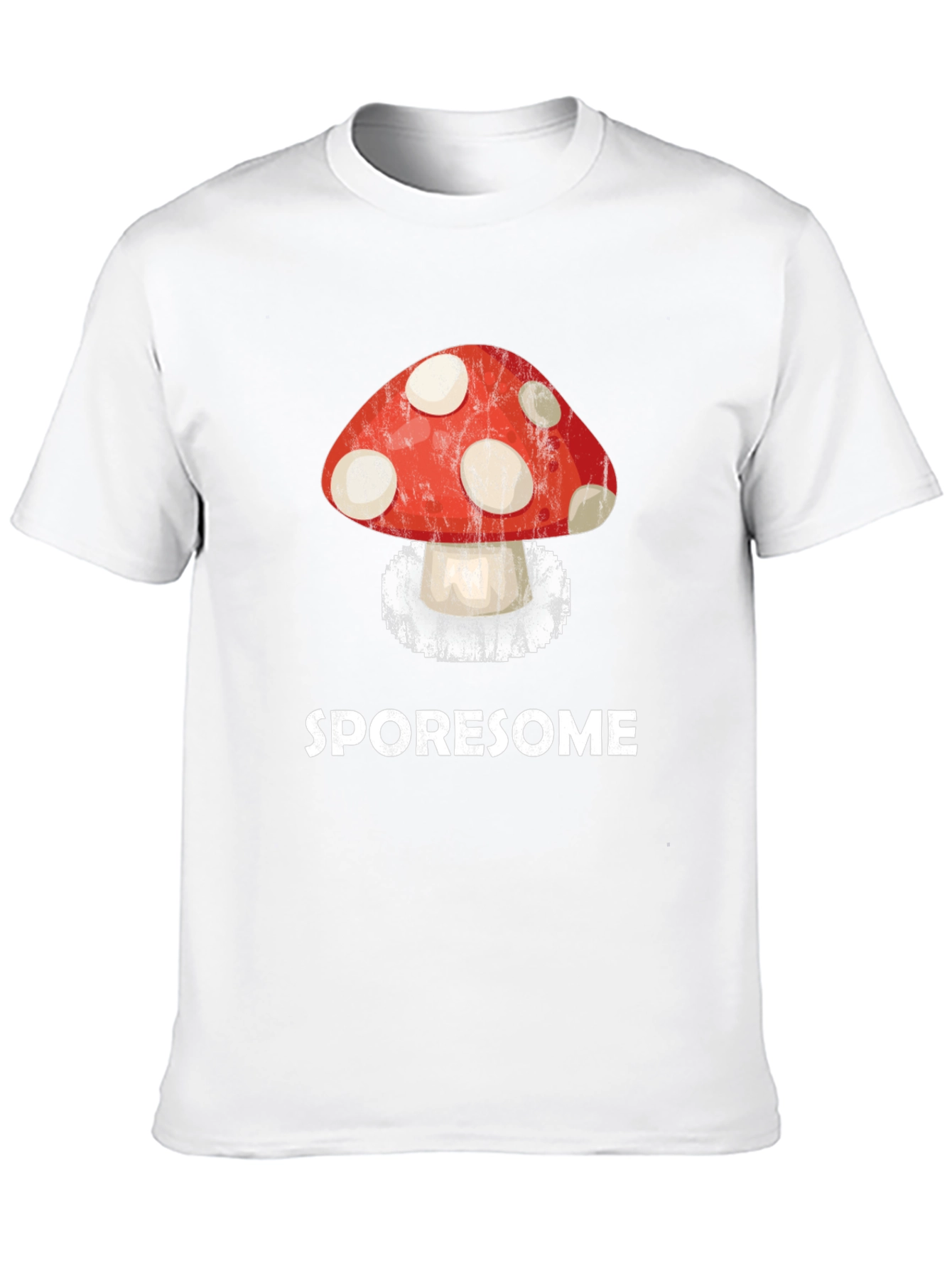 Black Sporesome Mushroom Graphic Tee view 10
