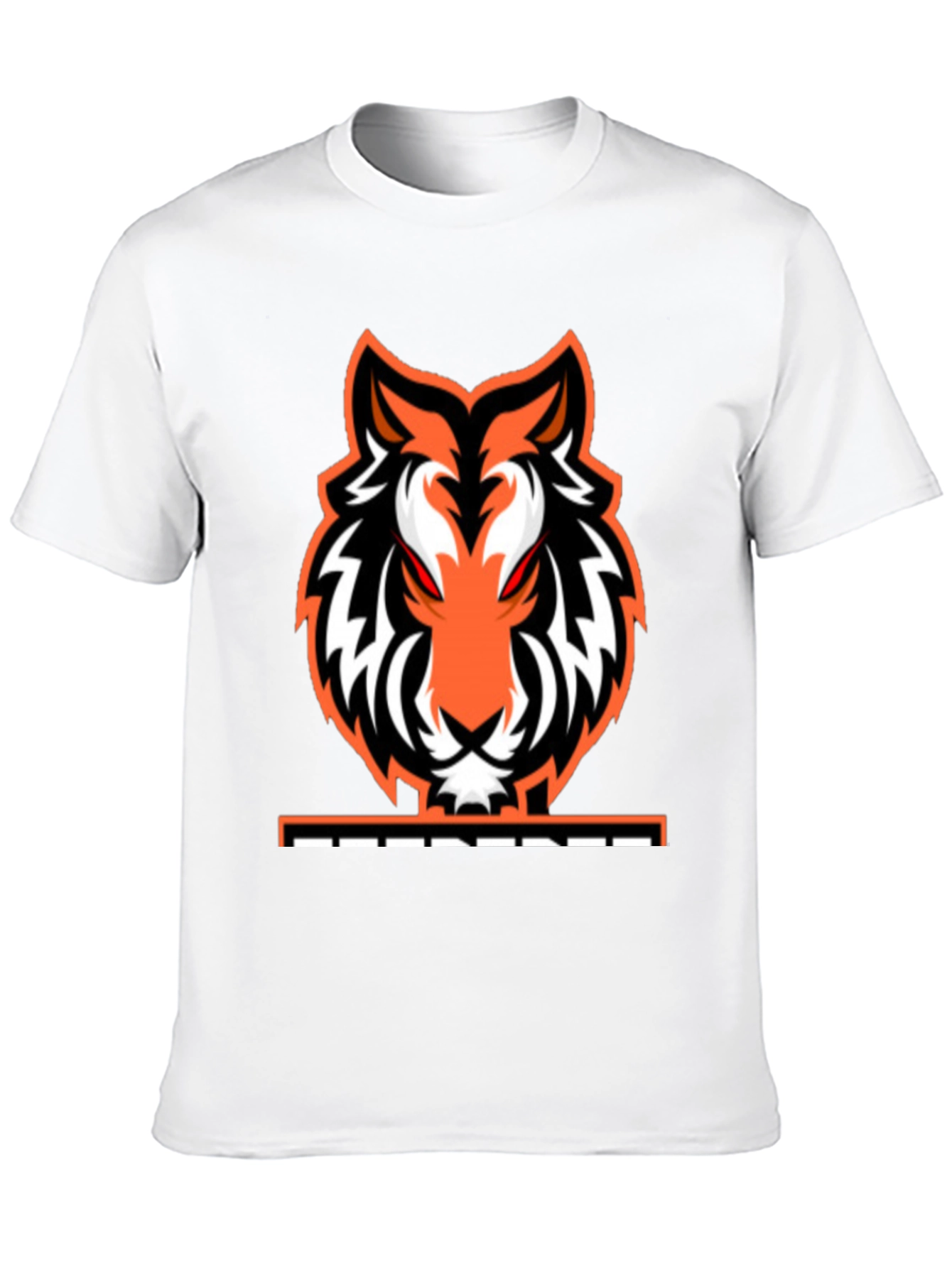 Black Fierce Tiger Graphic Tee - Black Cotton Blend view 10