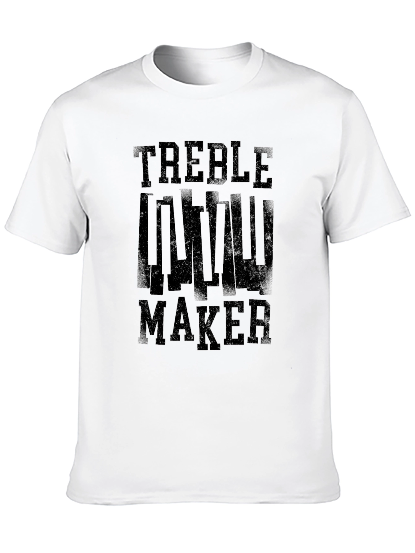 Black Treble Maker Graphic Black T-Shirt view 10