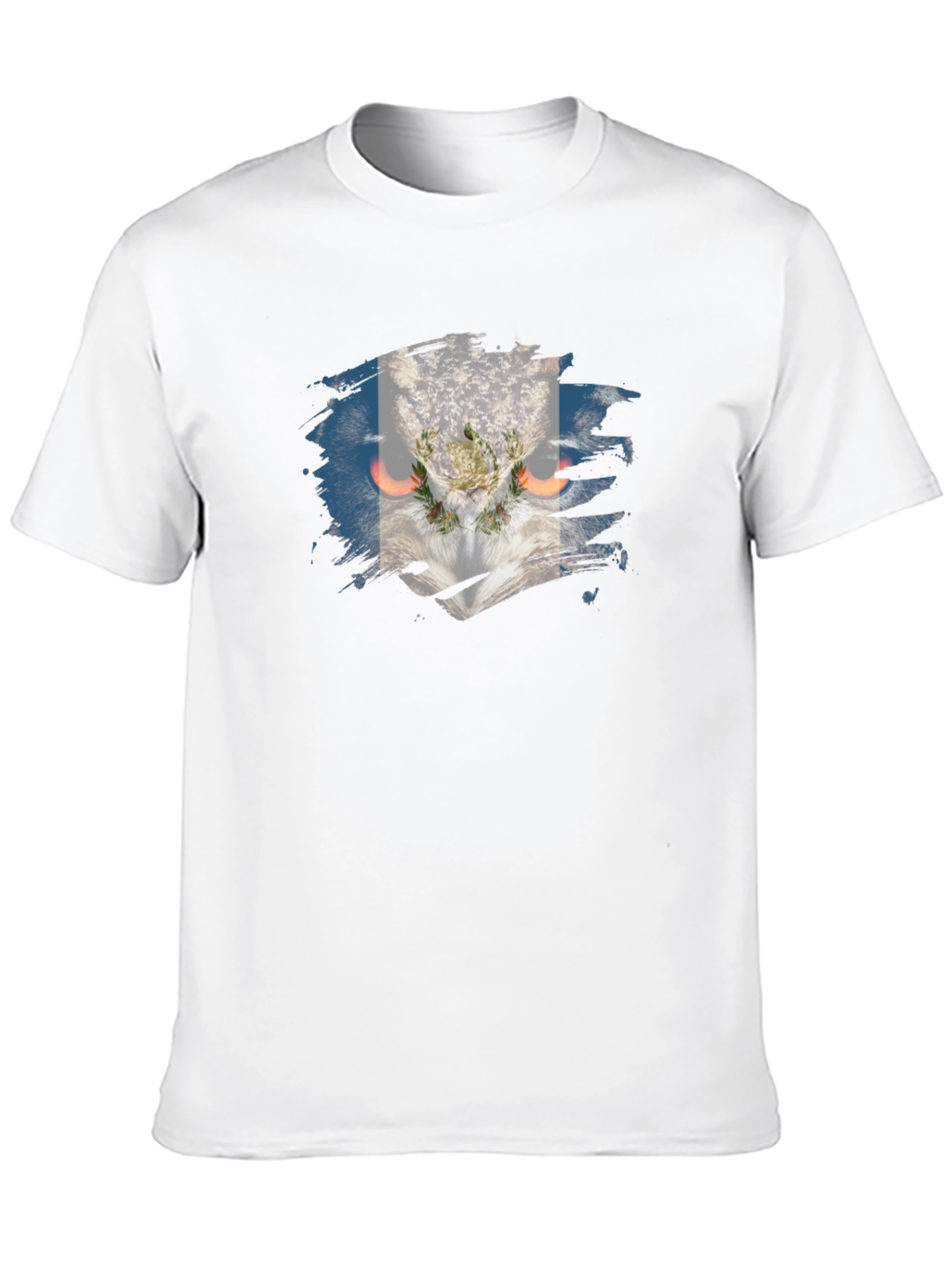 Black Owl Graphic Tee - Men's Black T-Shirt view 10