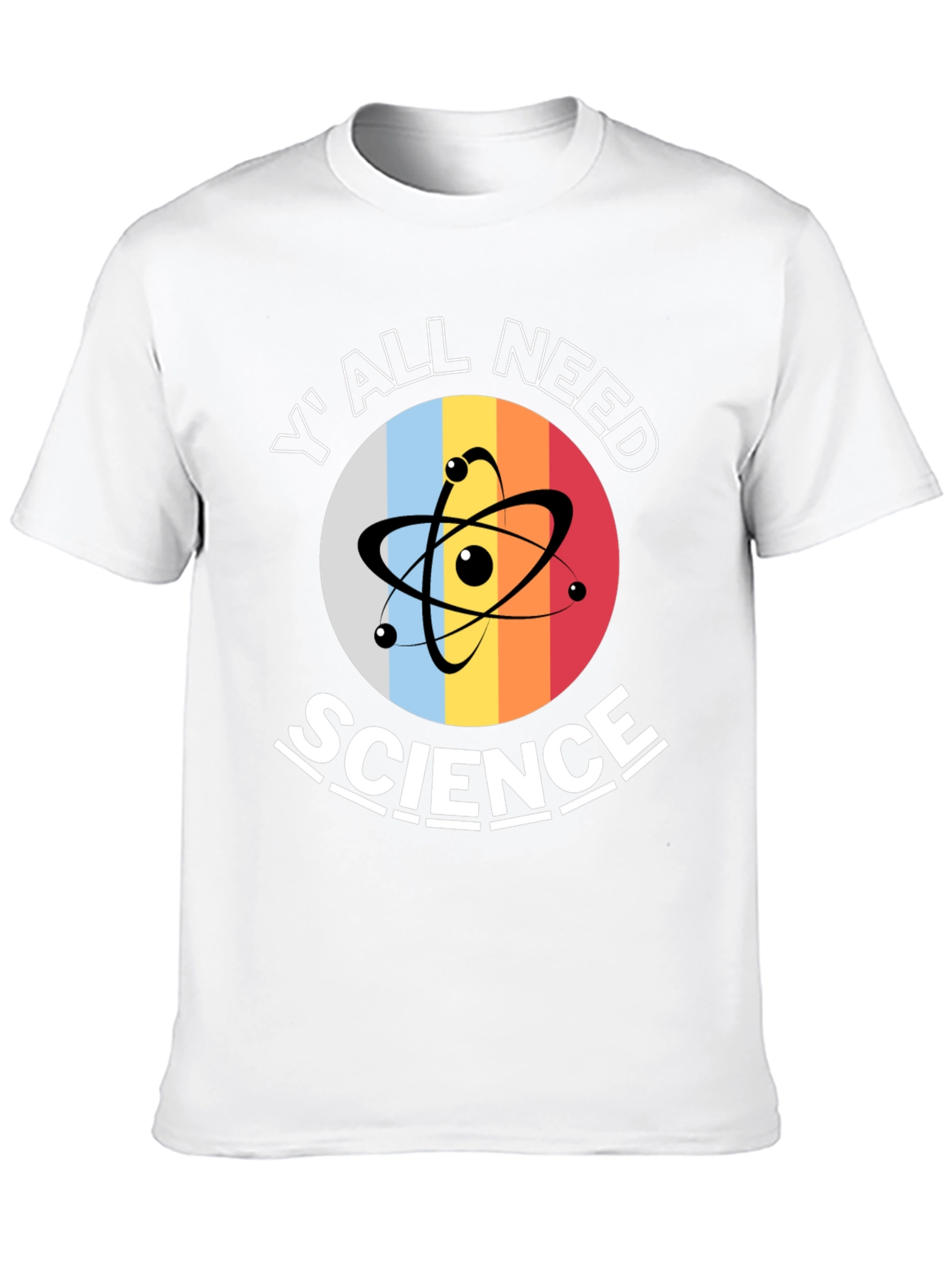 Black Y'all Need Science T-Shirt view 10