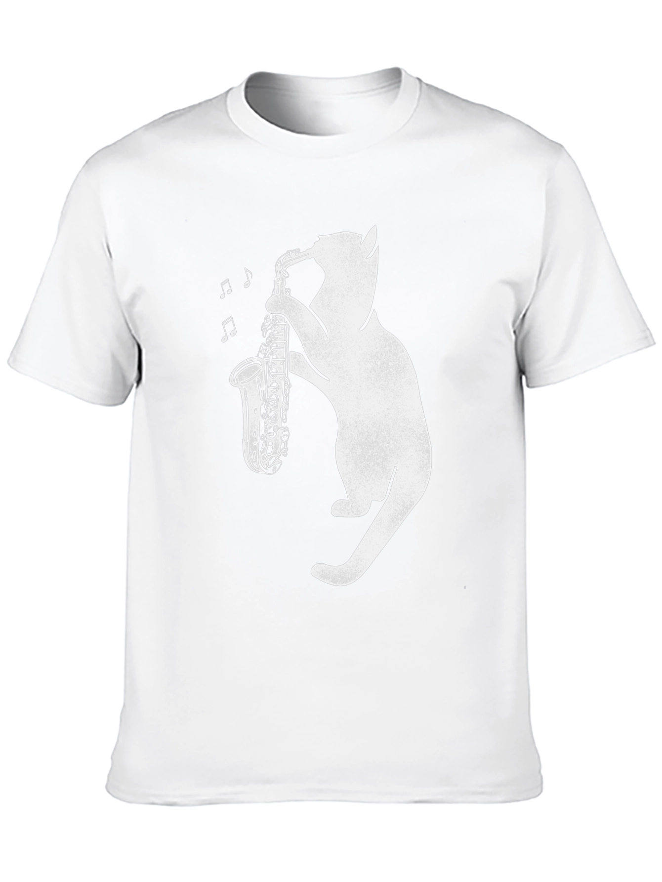 Black Cat Saxophone T-Shirt: Cool Music Lover Tee view 10