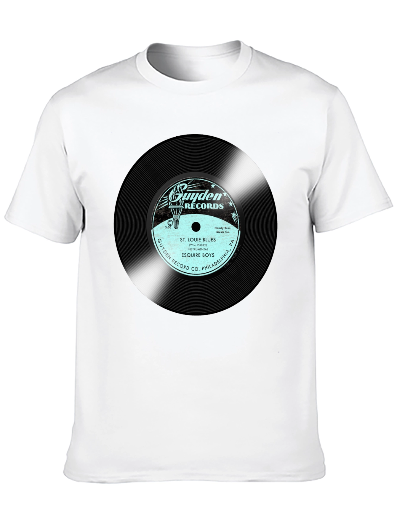 Black Guyden Records St. Louie Blues T-Shirt view 10