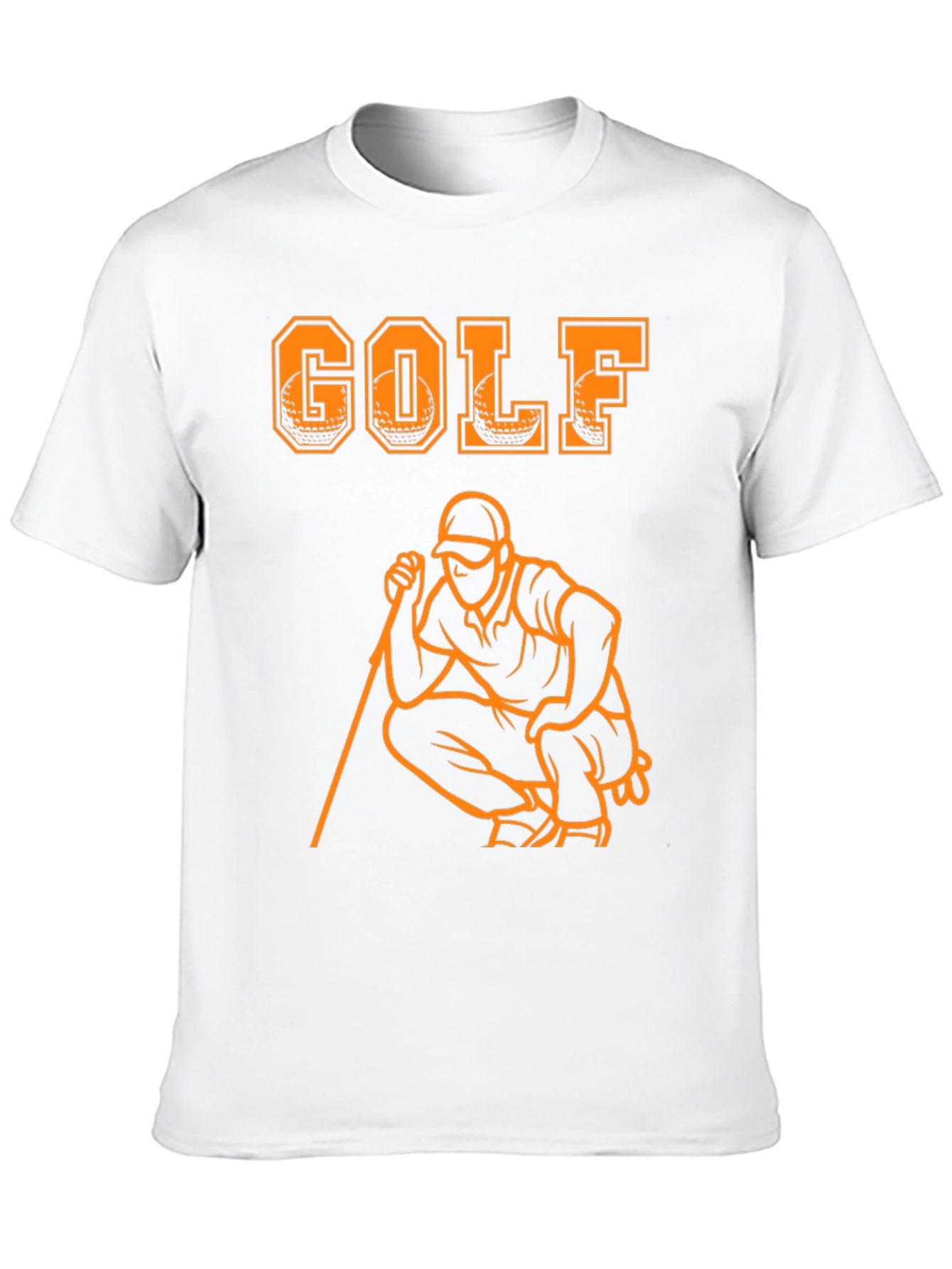Black Golf Graphic T-Shirt - Sporty Casual Tee view 10