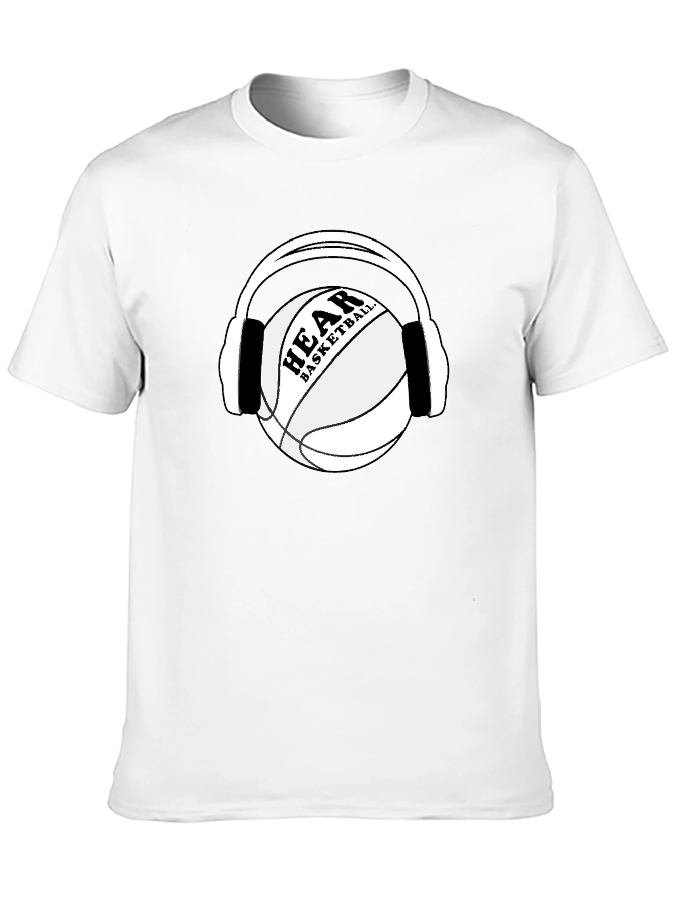 Black Hear Basketball Black T-Shirt view 10