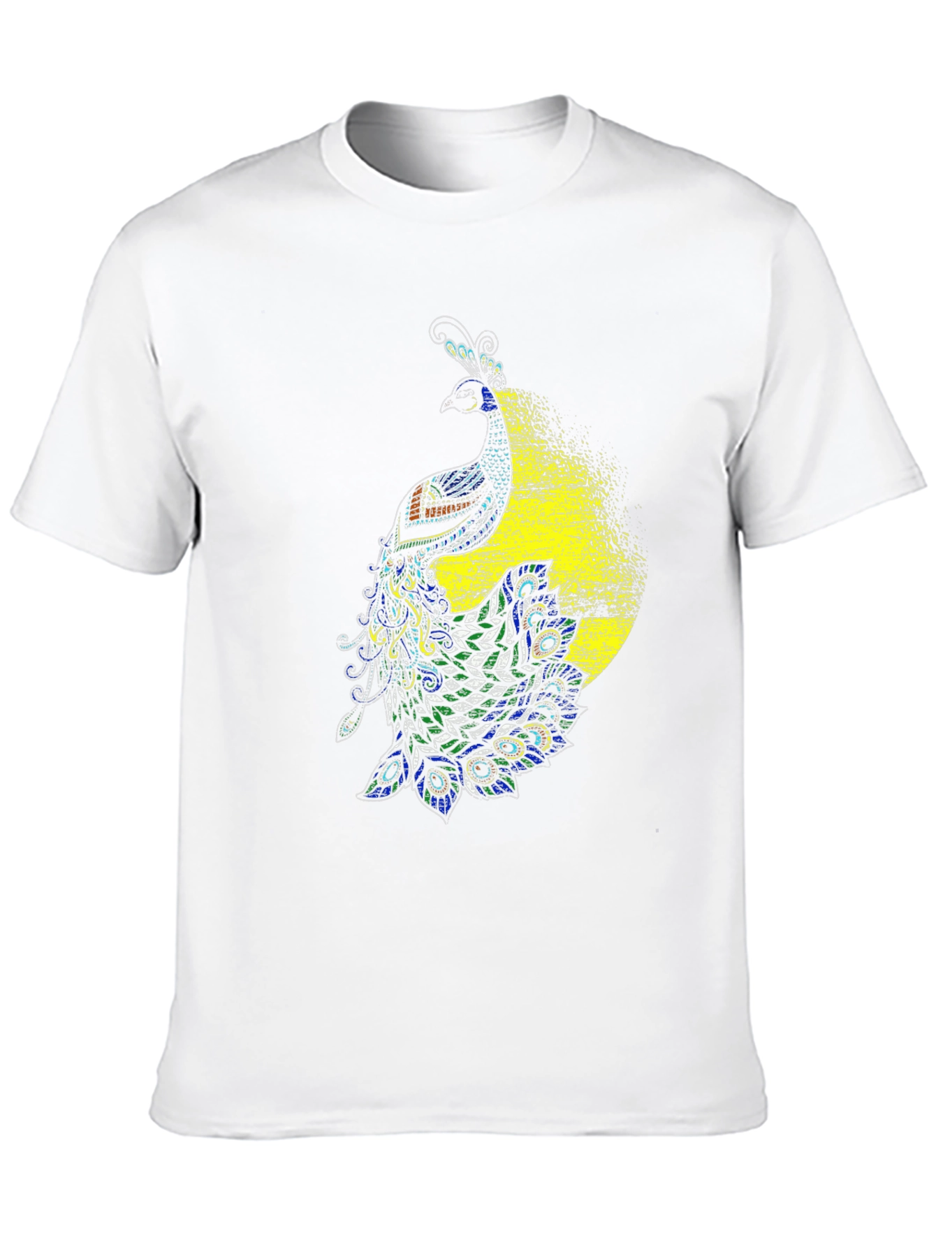Peacock Graphic Black T-Shirt - Bold & Stylish Design - 10