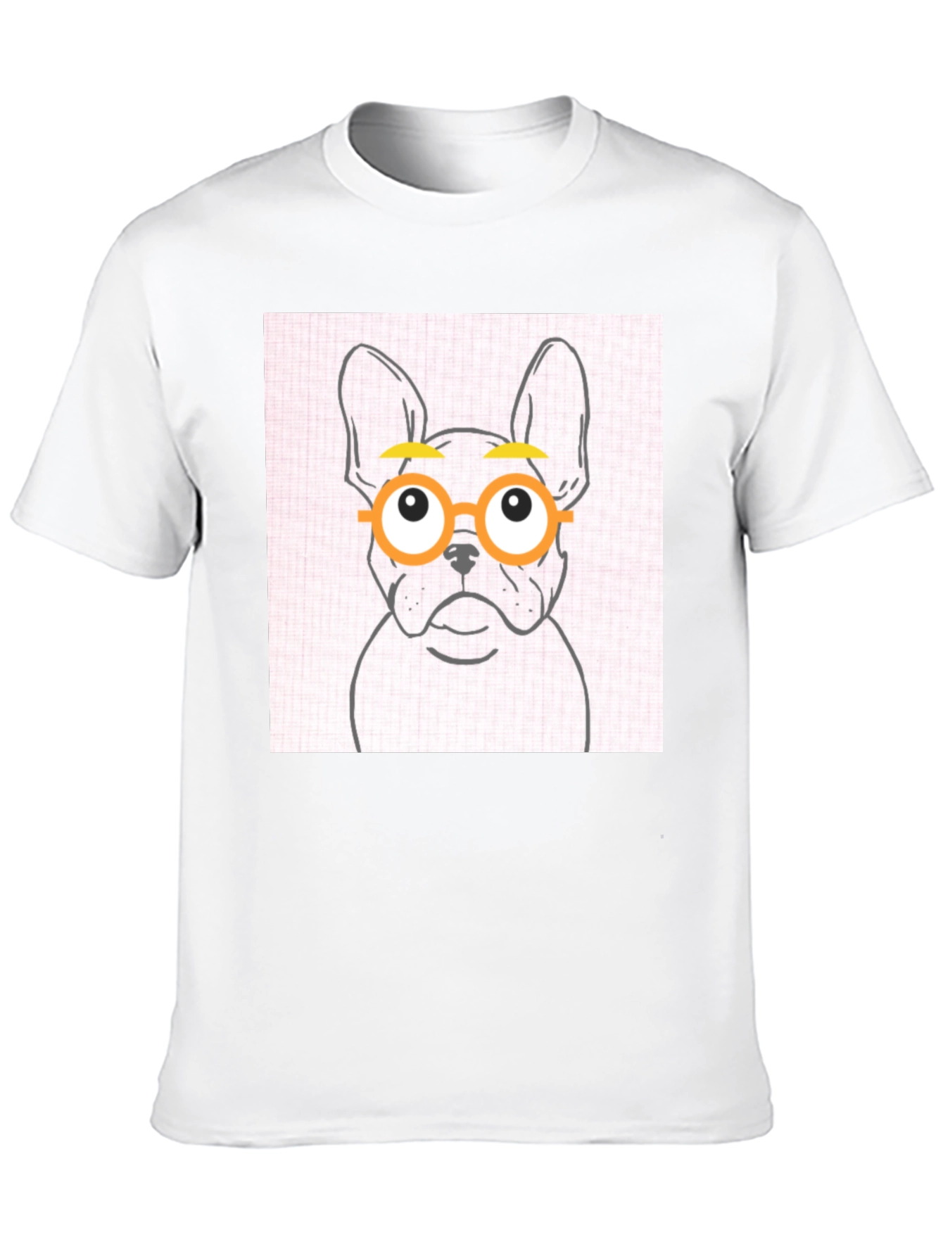 Black Dog with Glasses Graphic Tee - Black view 10